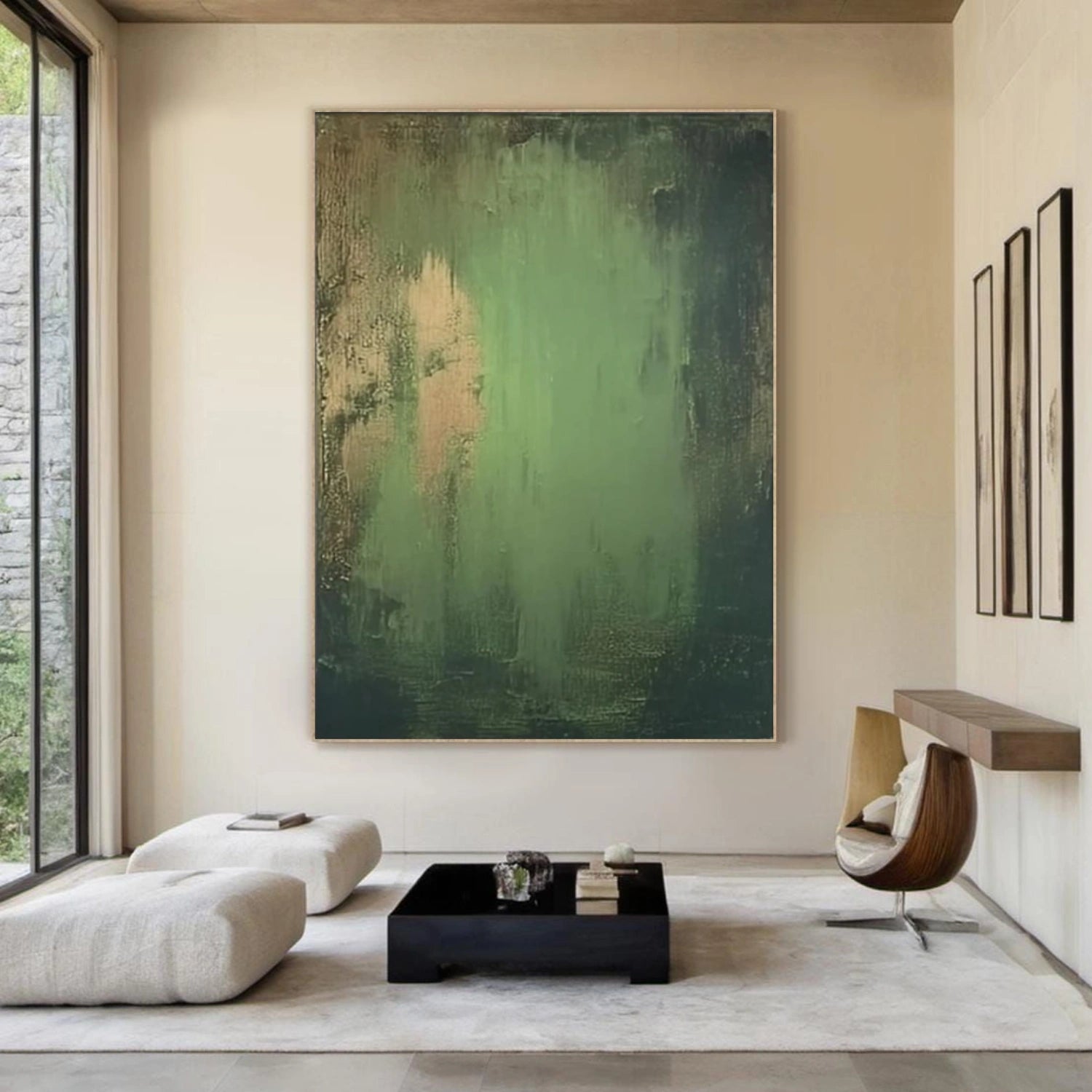 Wabi Sabi Abstract Canvas Art #WA260