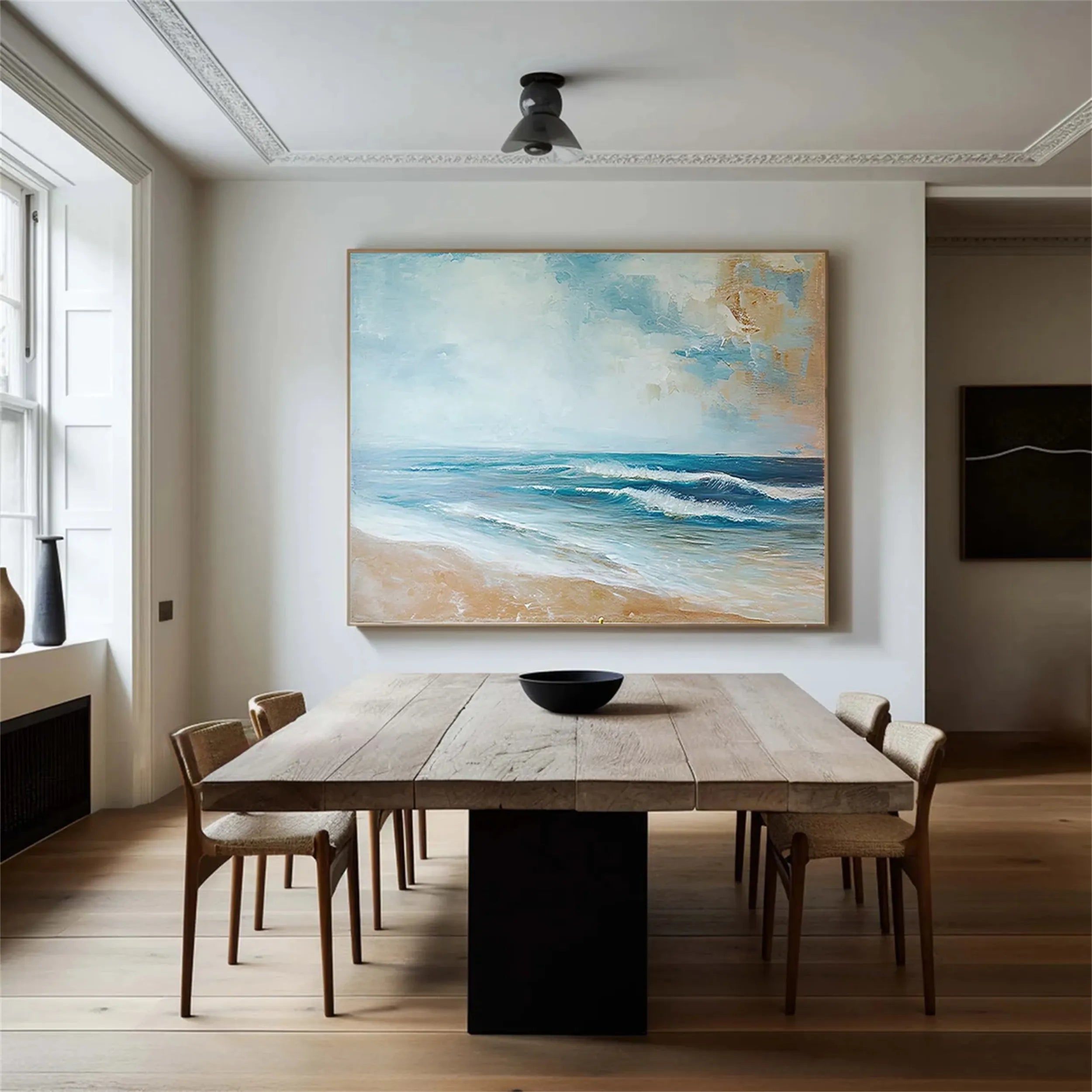 Sky And Ocean Painting #SO100