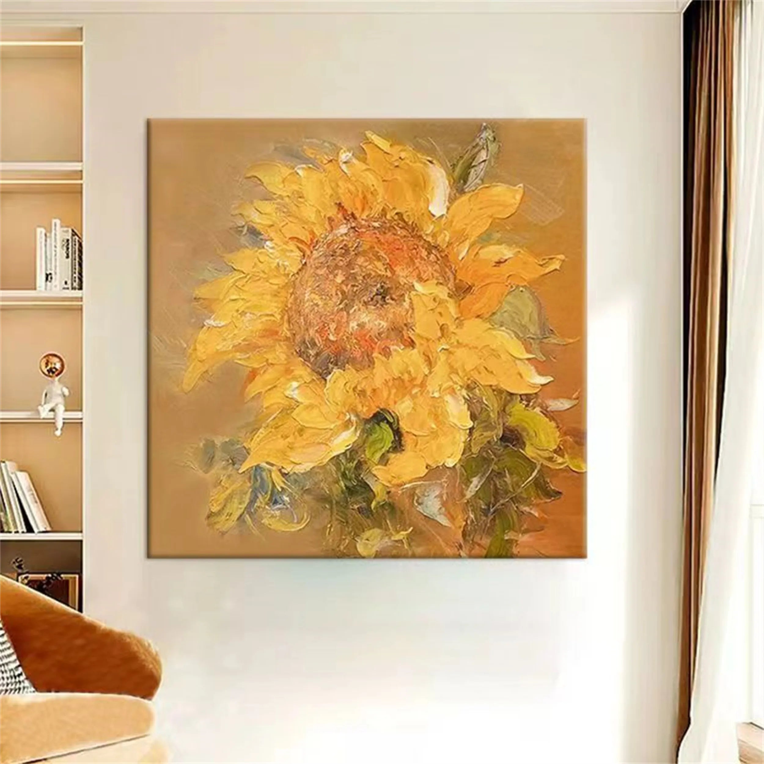 Colorful Tree And Flower Painting #TF049