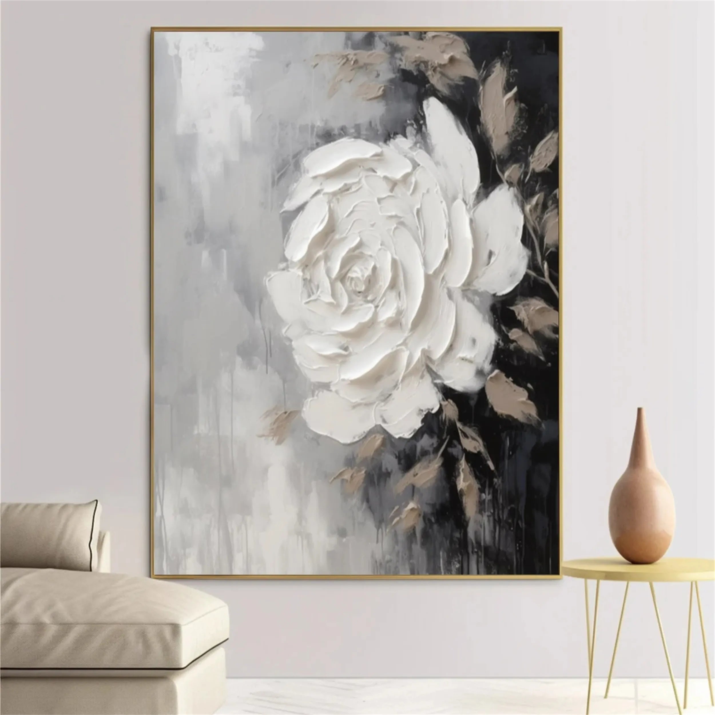 Colorful Tree And Flower Painting #TF033