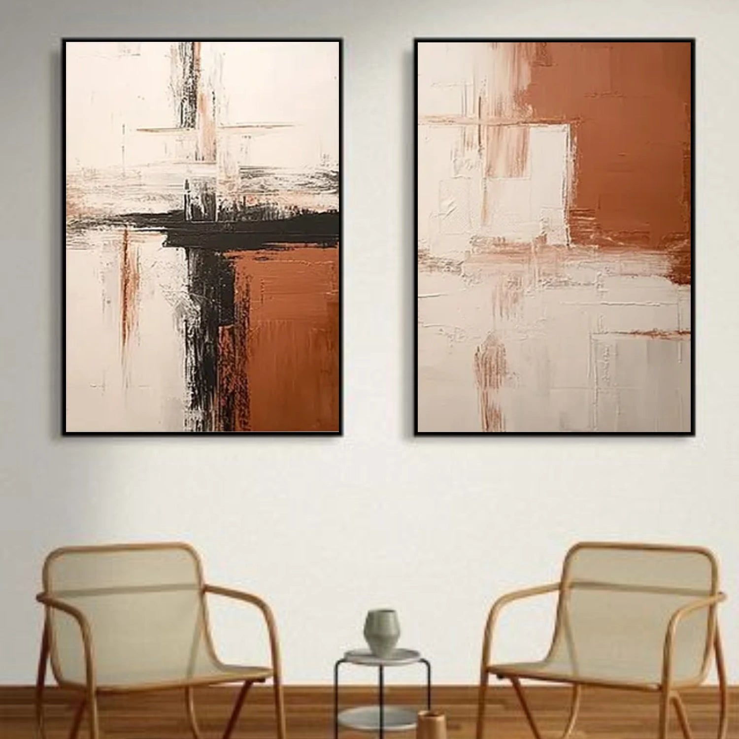 Abstract Wall Art Set of 2 #AW223