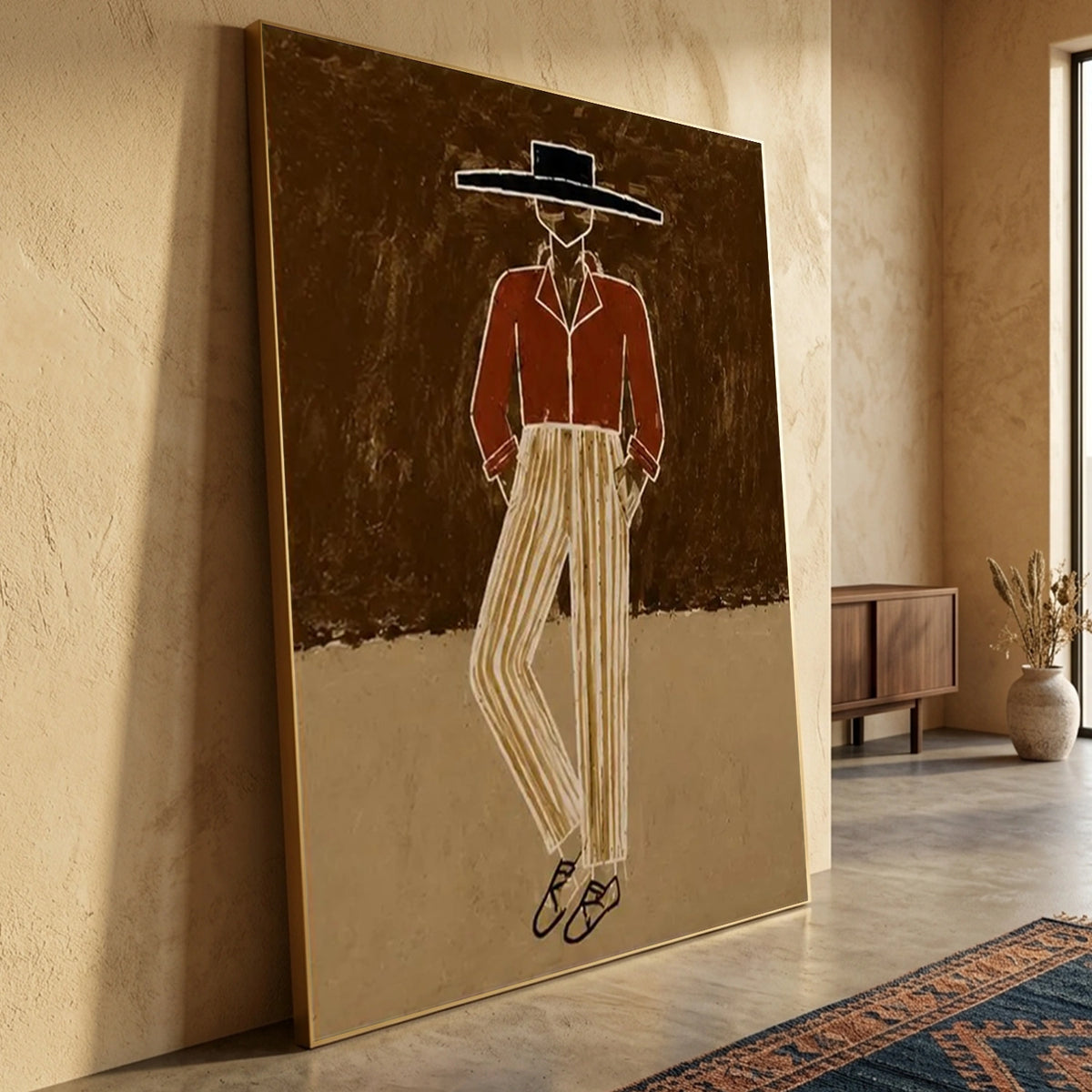 Abstract Portrait Wall Art #WP040