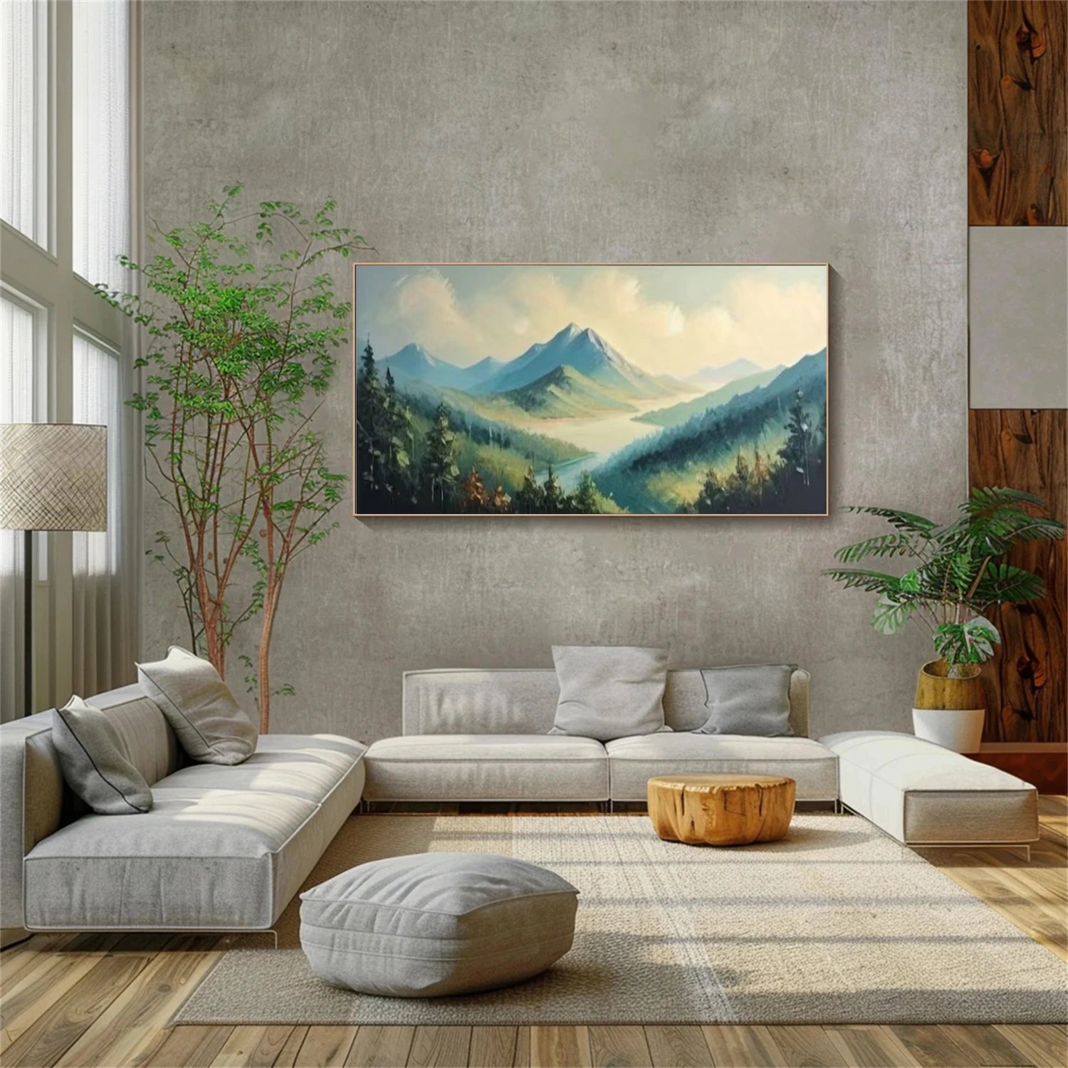 Abstract Mountain Wall Art #WT231