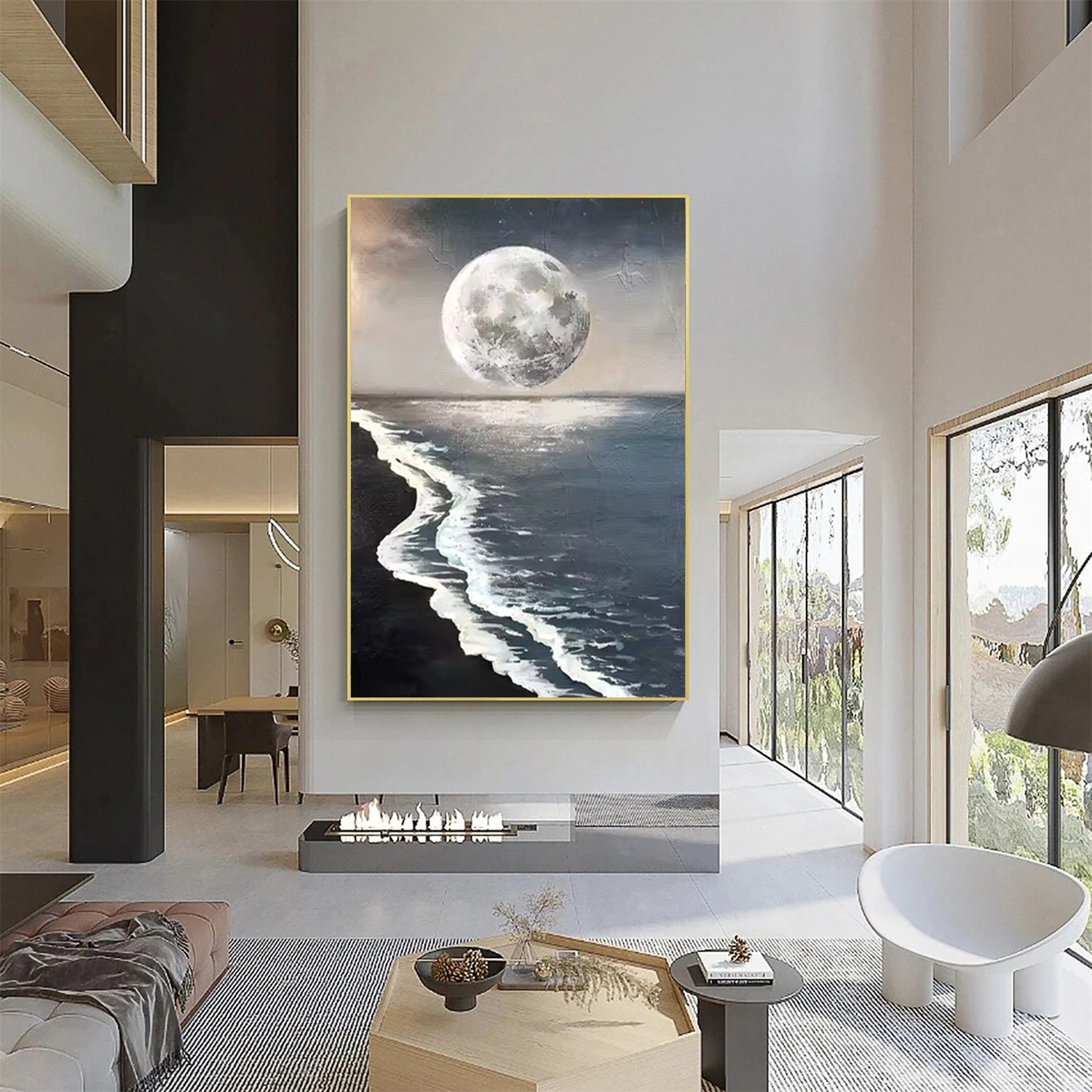 Sky and Ocean Painting #SO216