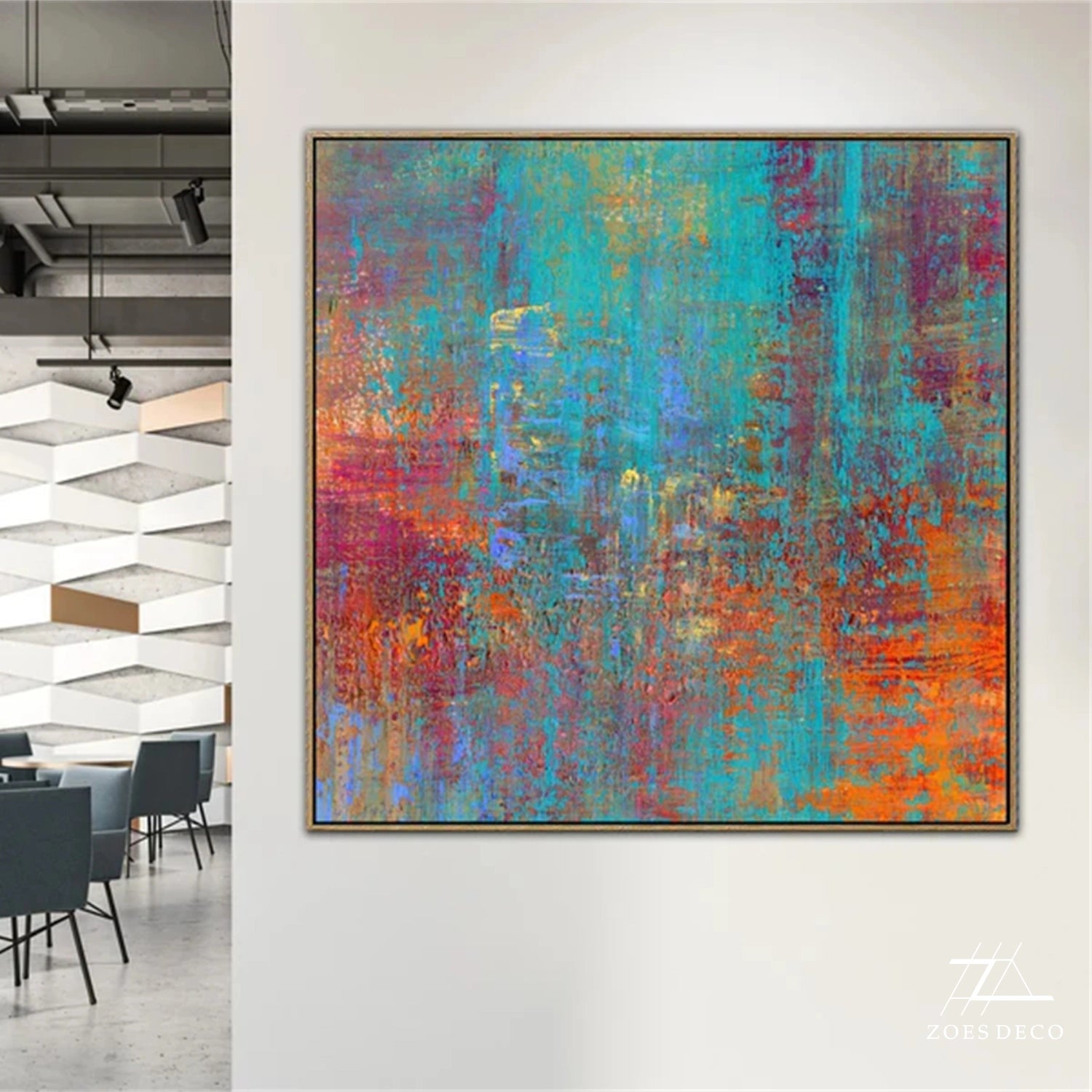 Abstract Texture Wall Art #AW042