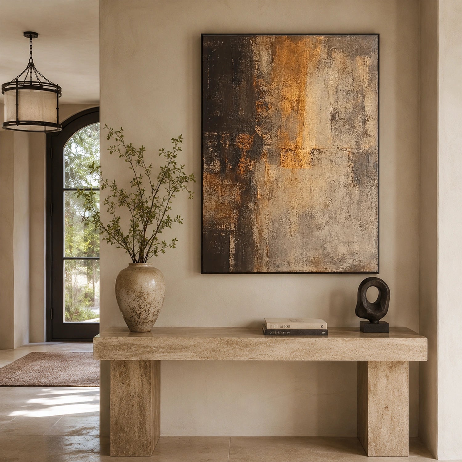 Wabi Sabi Abstract Canvas Art #WA263