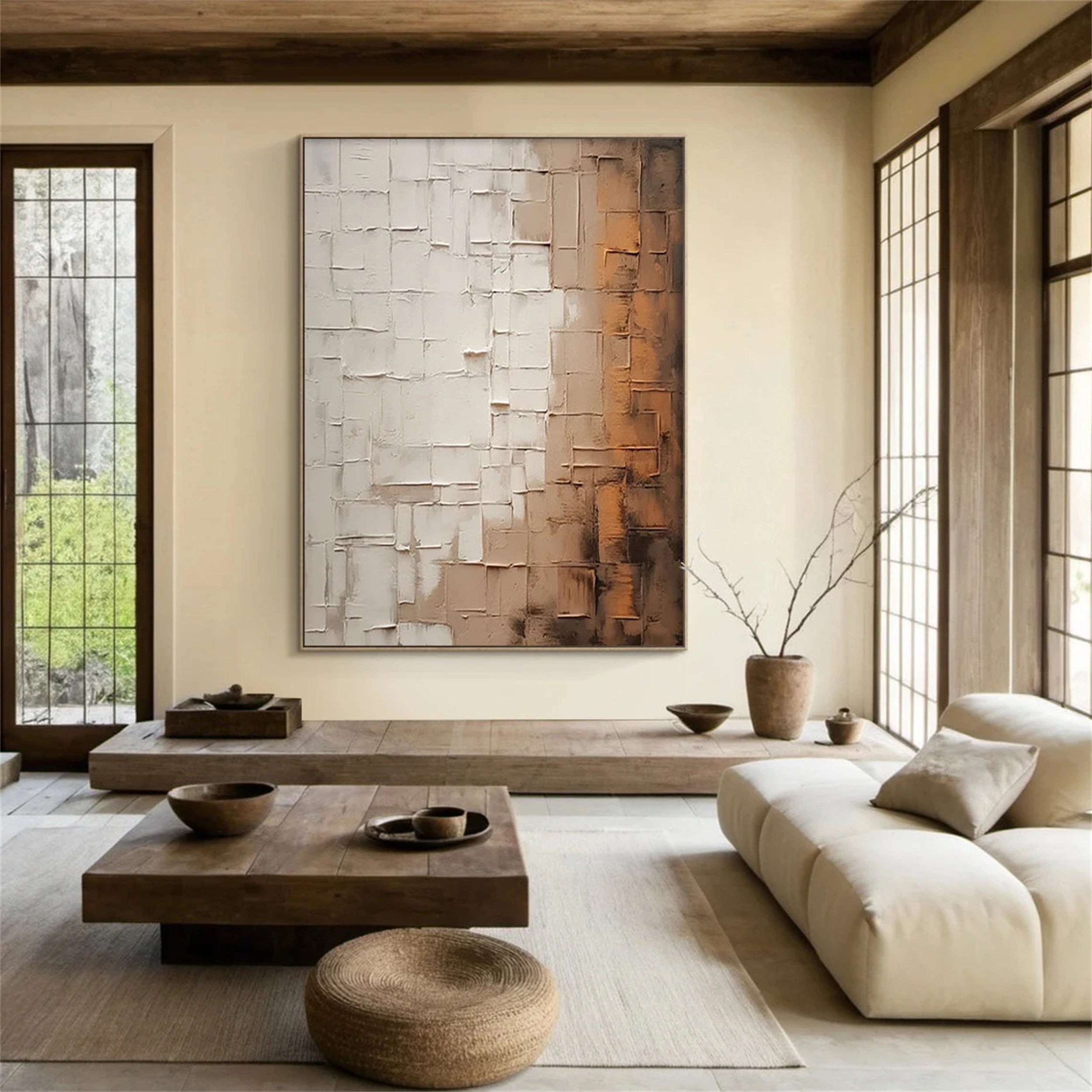 Wabi Sabi Abstract Wall Art #WA119