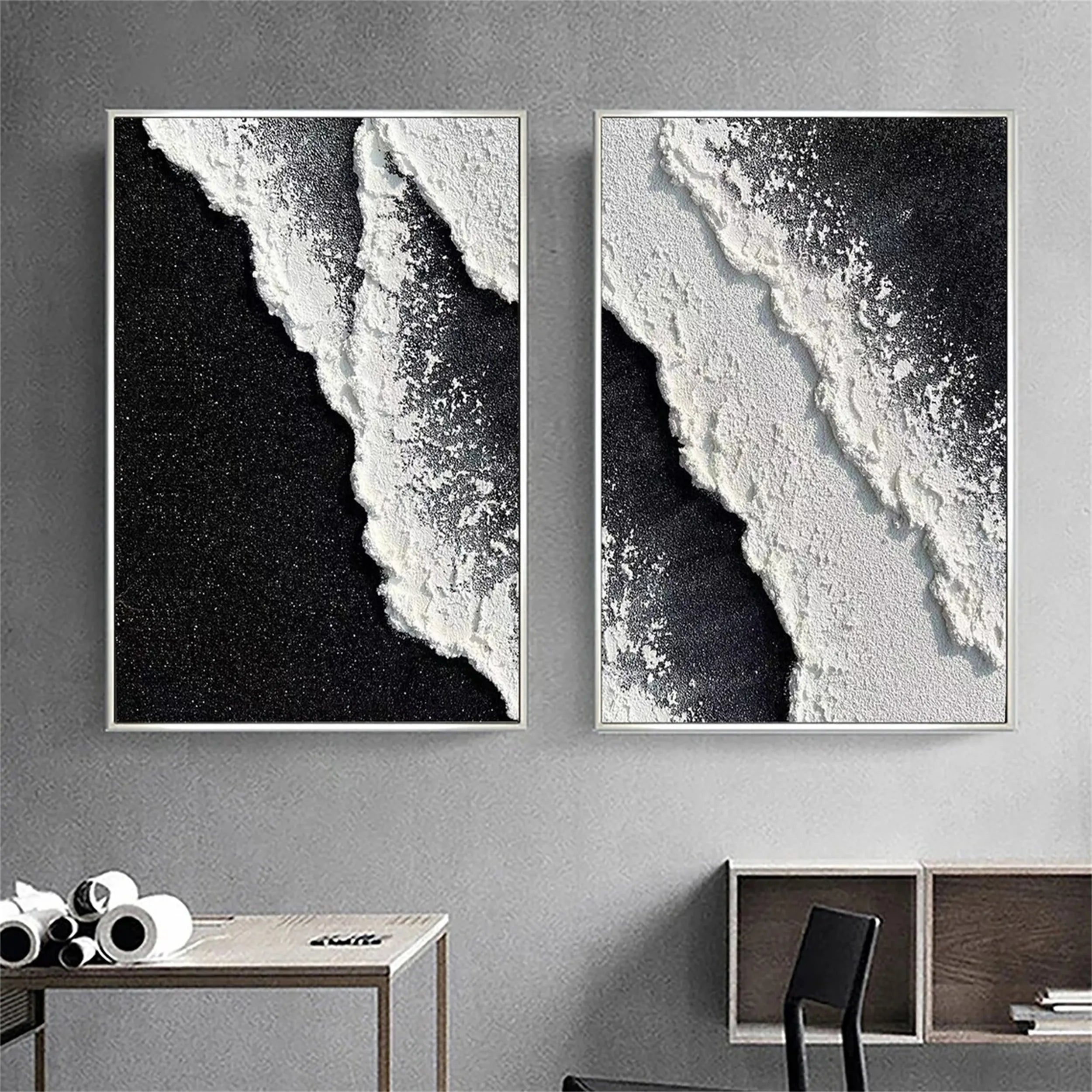 Sky And Ocean Painting Set of 2 #SO080