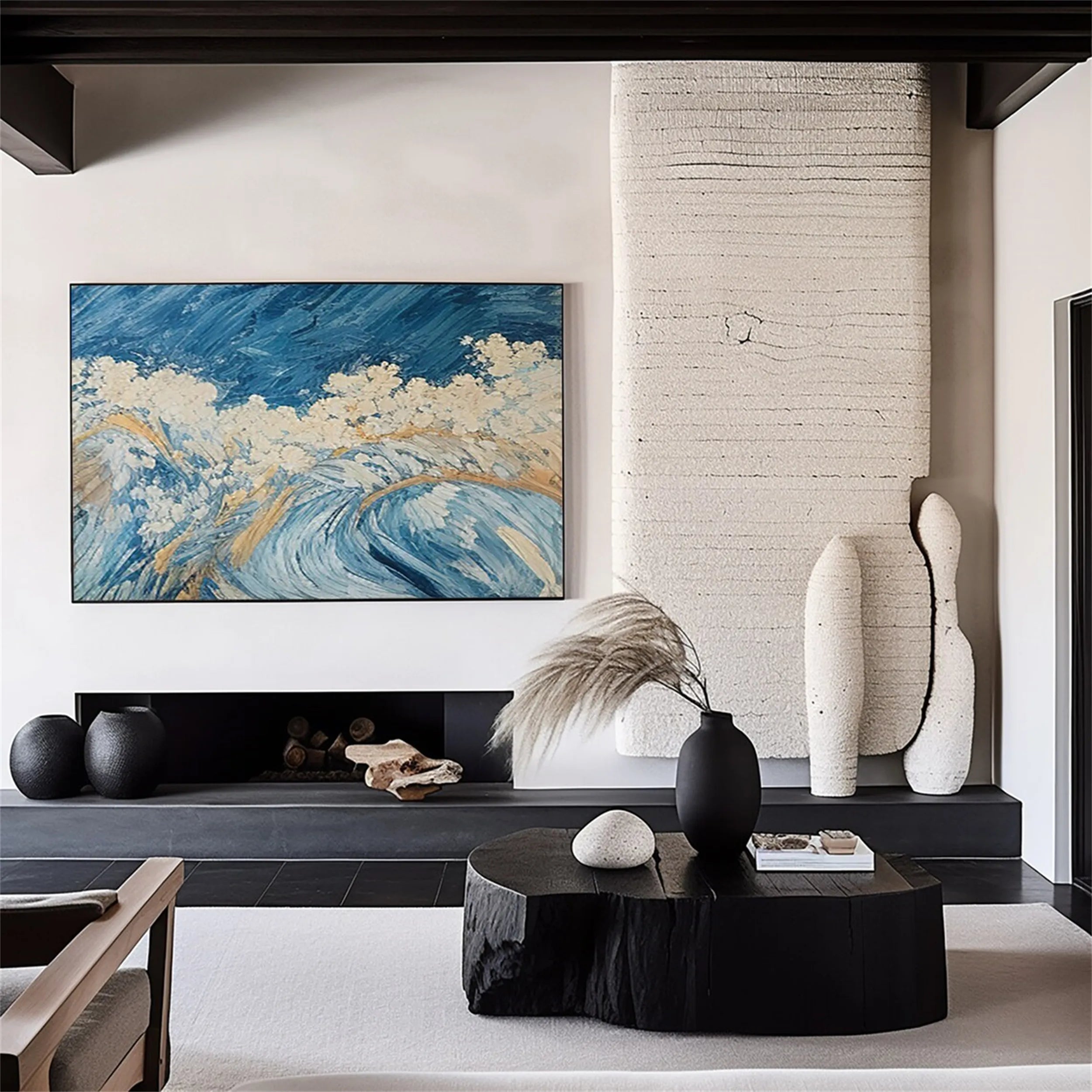 Sky And Ocean Painting #SO097