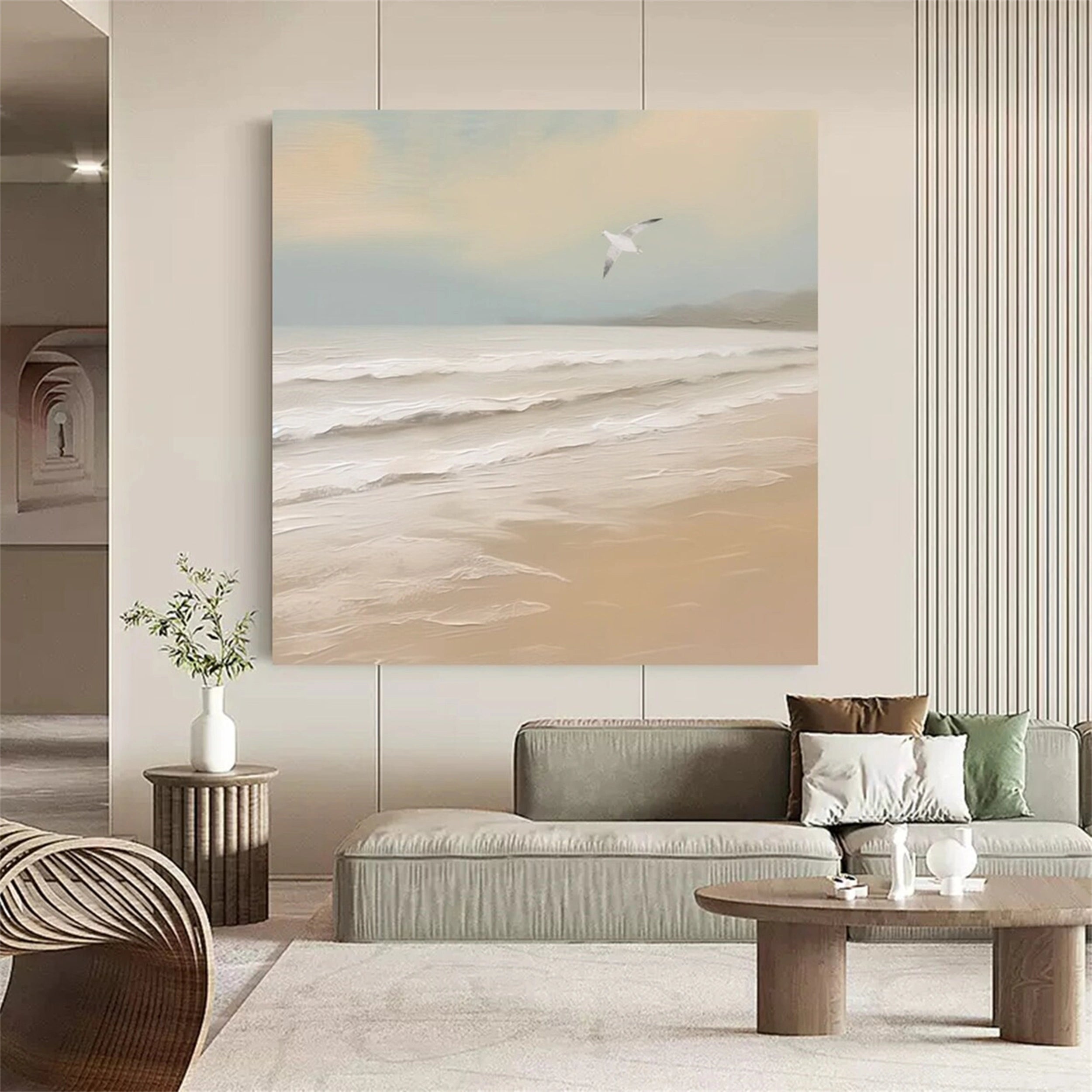 Sky And Ocean Painting #SO040