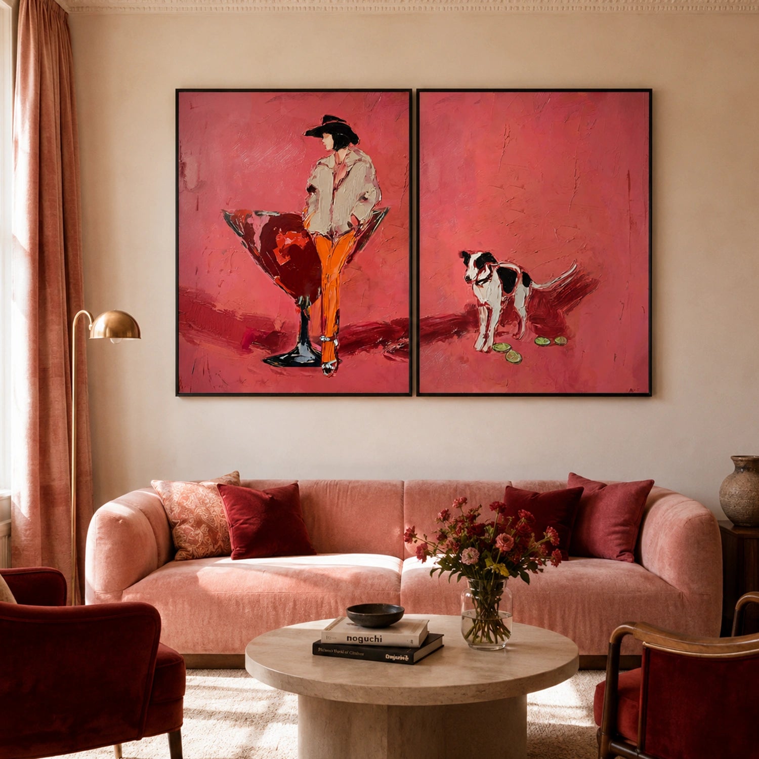 Western Cowboy Art Set of 2 #VA037