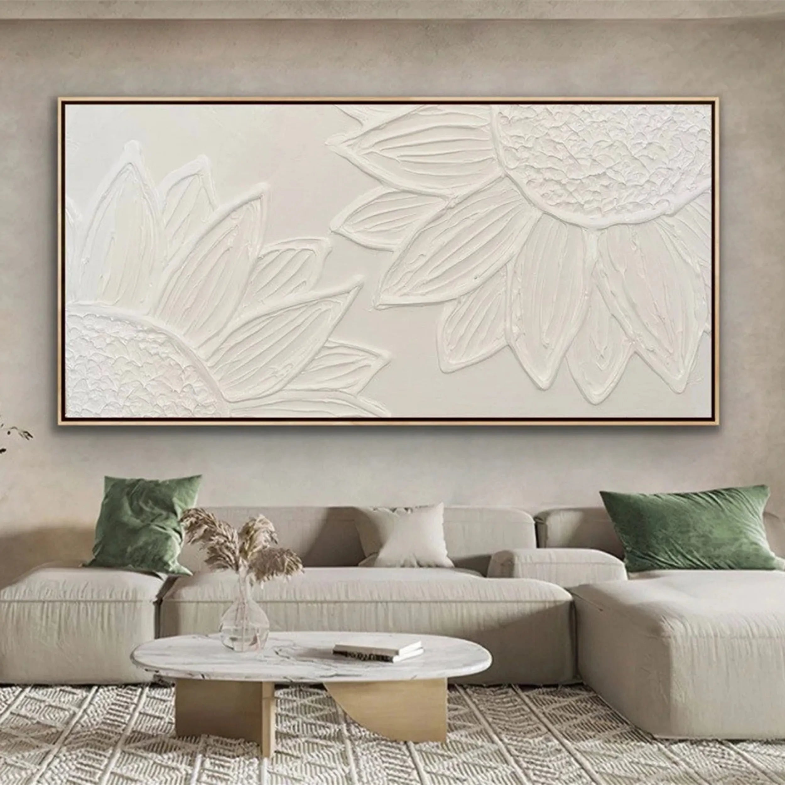 Colorful Tree And Flower Painting #TF052