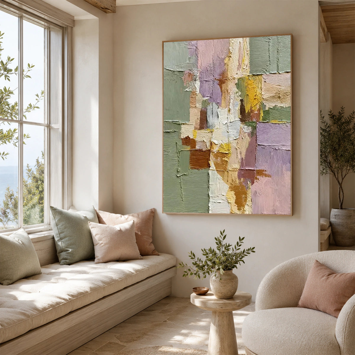 Abstract Textured Wall Art #AW286