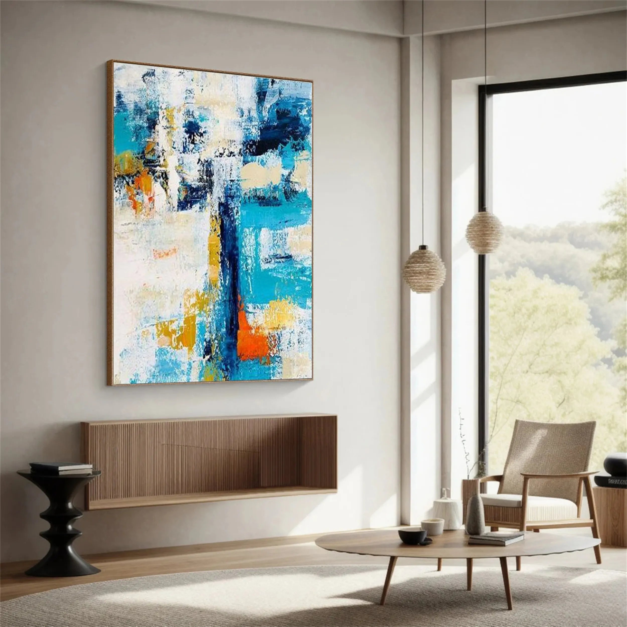 Abstract Texture Wall Art #AW019