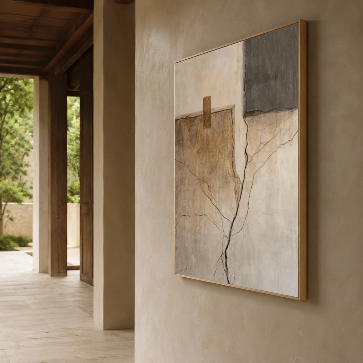 Wabi Sabi Abstract Canvas Art #WA273