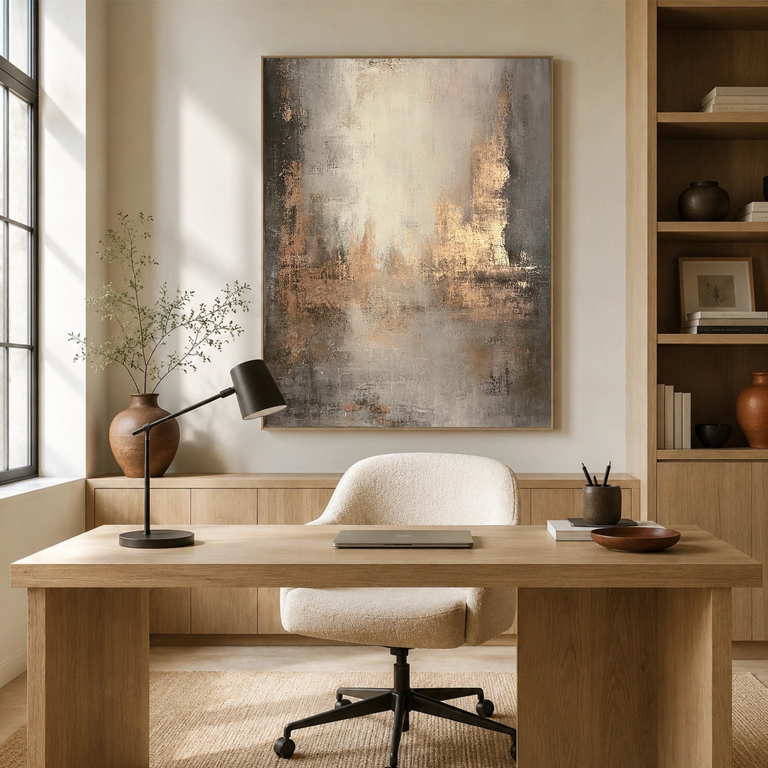 Wabi Sabi Abstract Canvas Art #WA266