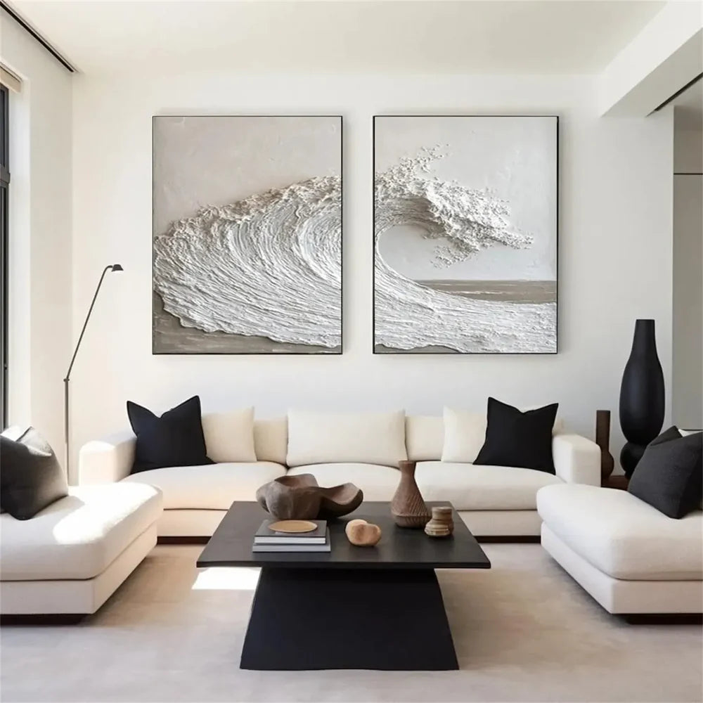 Sky And Ocean Painting Set of 2 #SO173