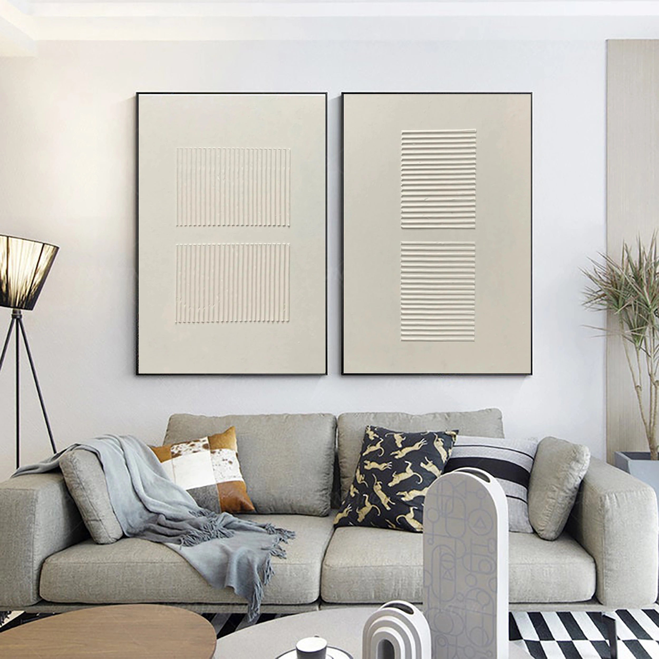 Wabi Sabi Abstract Wall Art Set of 2 #WA101