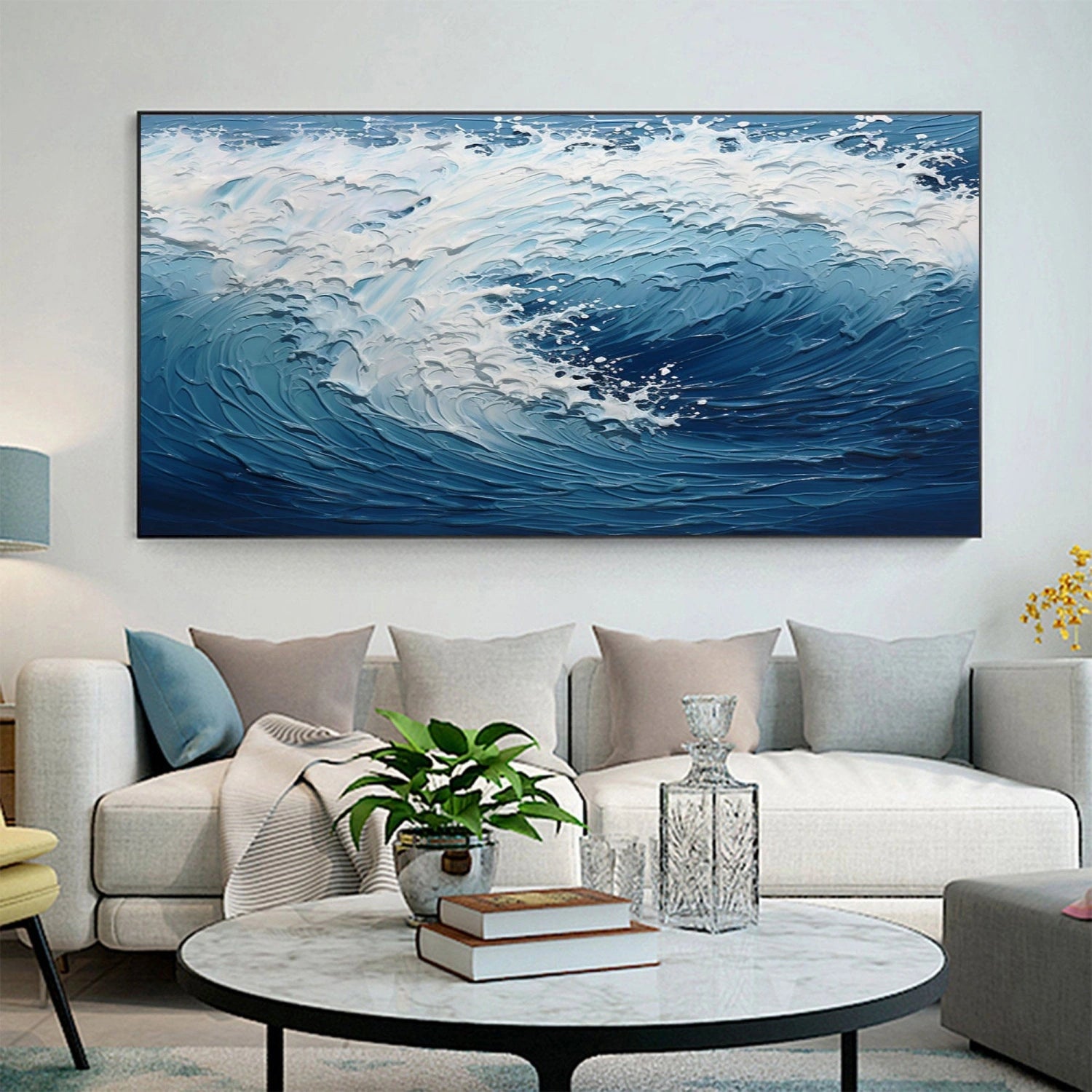 Sky And Ocean Painting #SO184