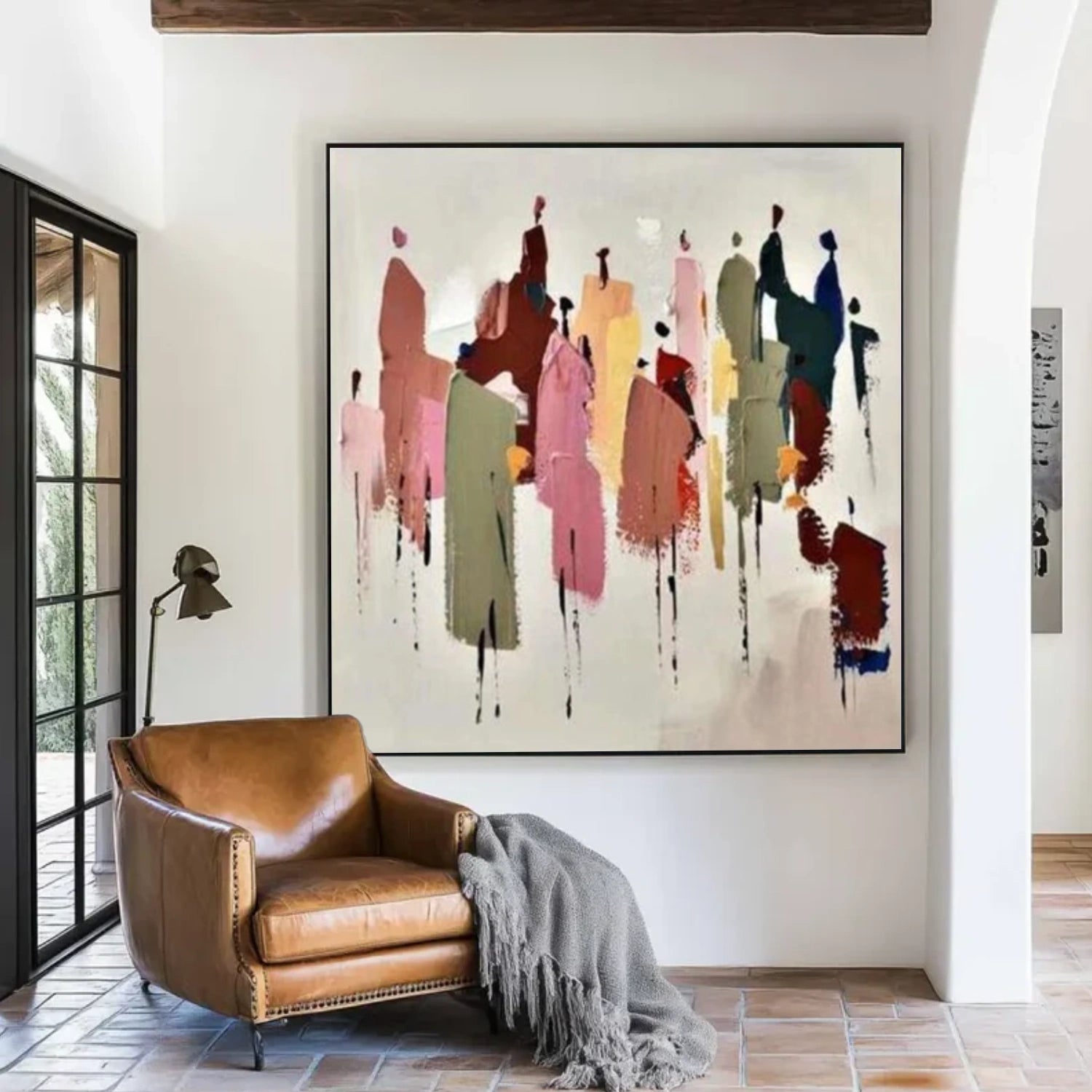 Abstract Portrait Wall Art #WP022