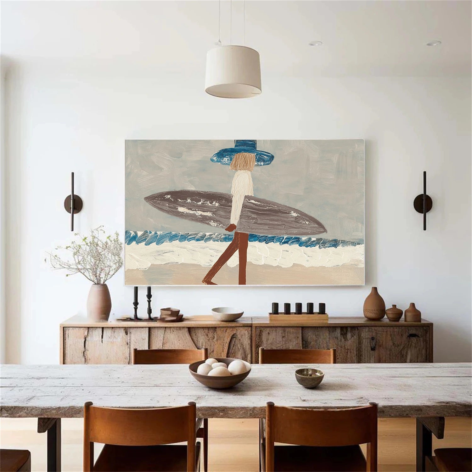 Abstract Portrait Wall Art #WP034