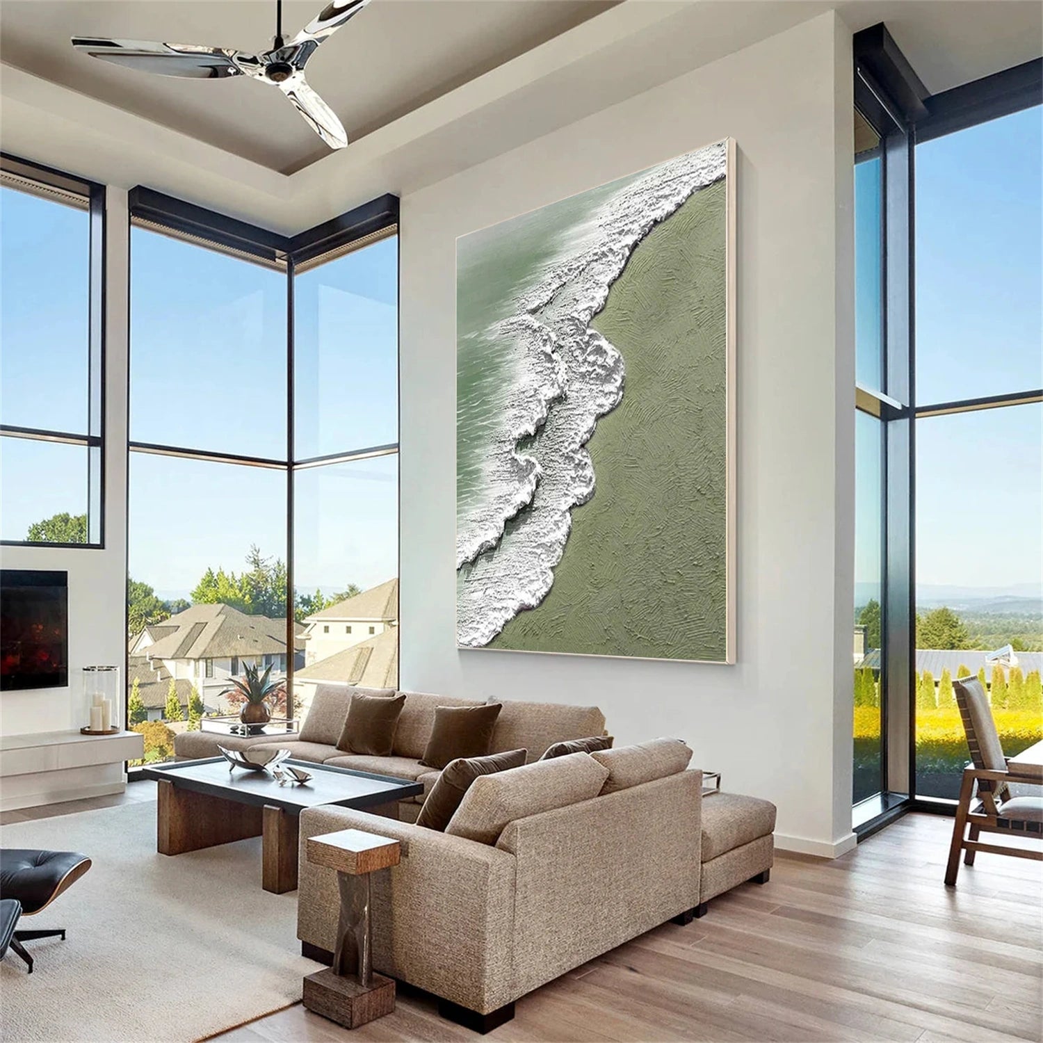 Sky and Ocean Painting #SO195