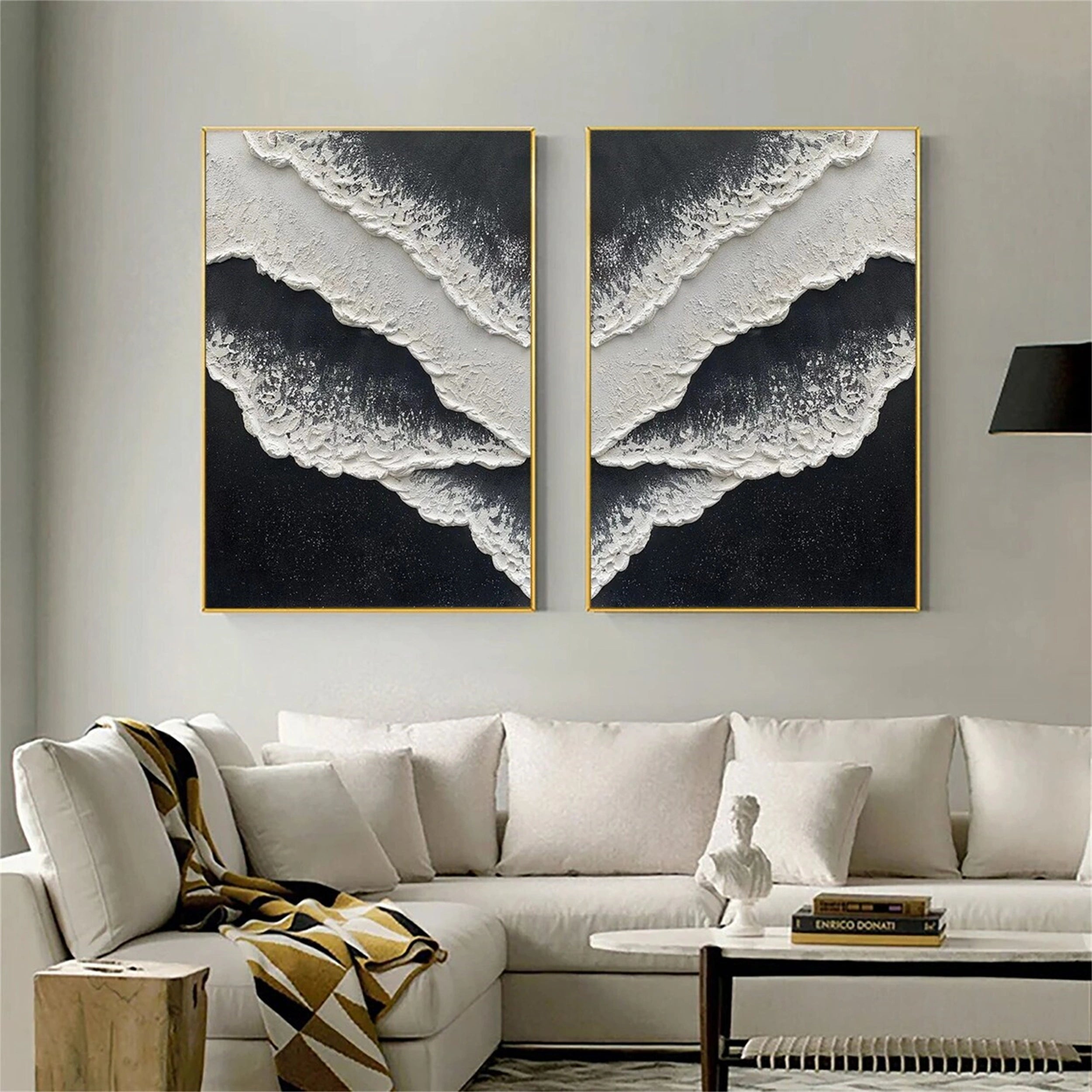 Sky And Ocean Painting Set of 2 #SO025