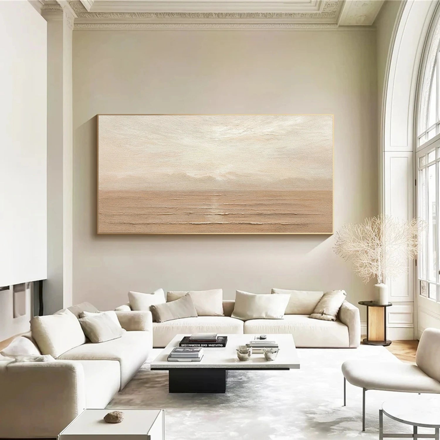 Sky And Ocean Abstract Wall Art #SO292