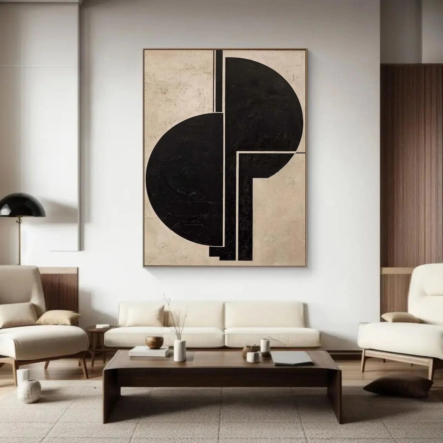 Wabi Sabi Abstract Canvas Art #WA239