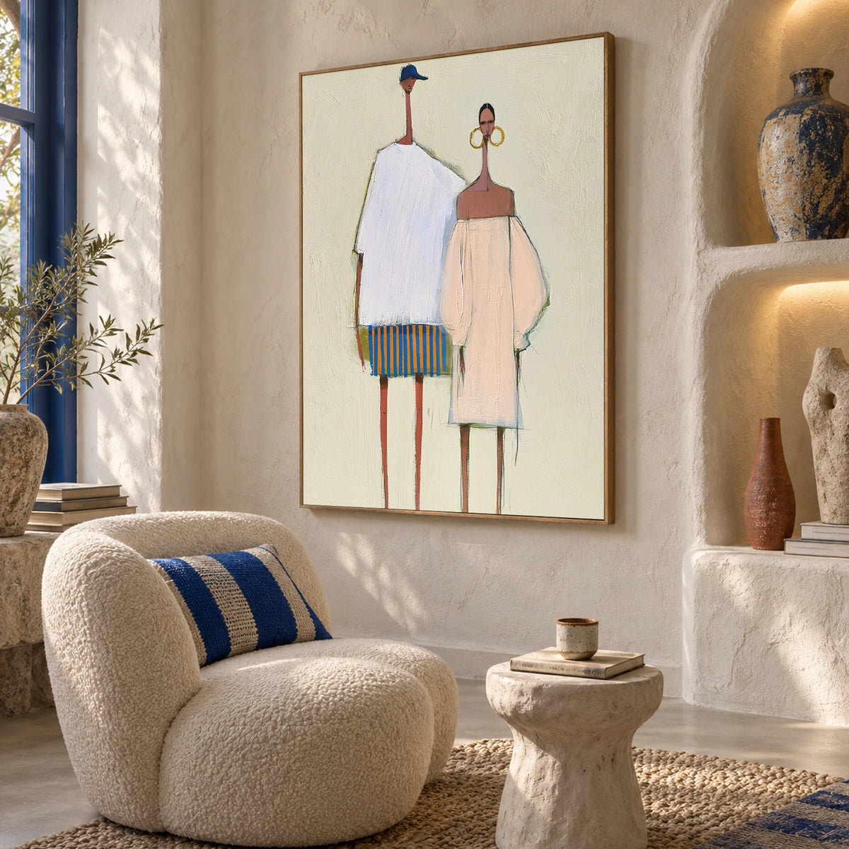 Abstract Portrait Wall Art #WP049