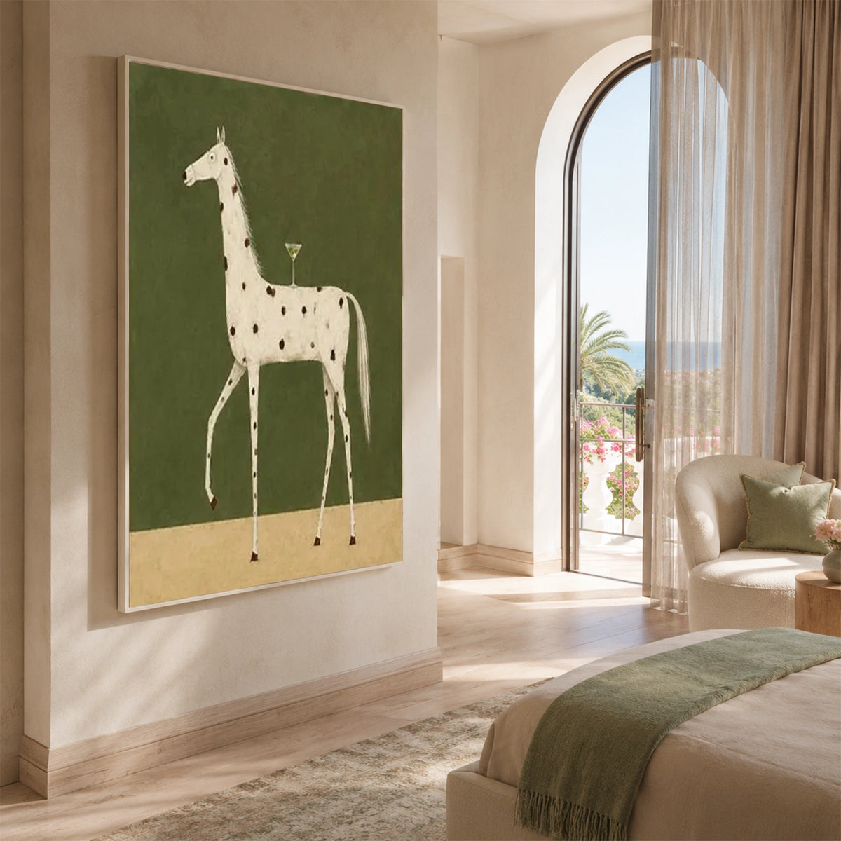 Abstract Animal Art Horse Wall Art #AT100