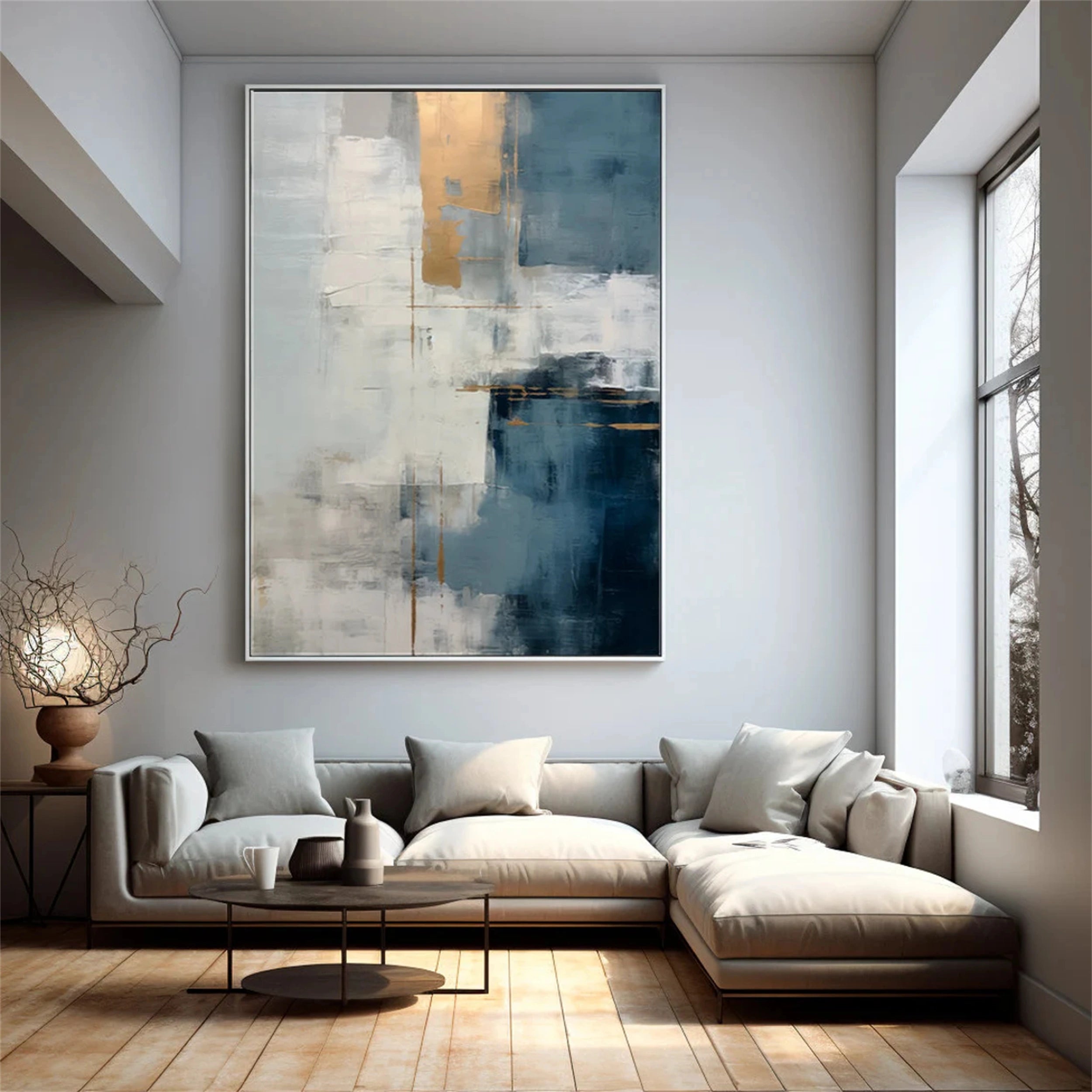 Wabi Sabi Abstract Wall Art #WA106