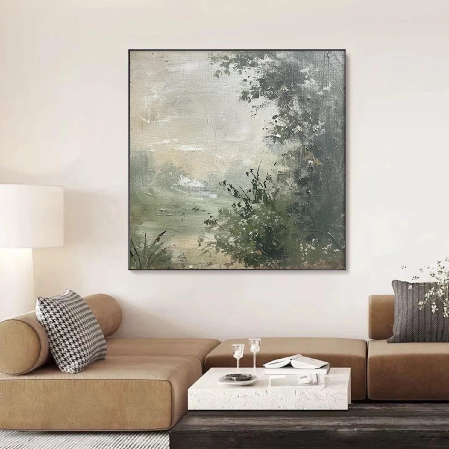 Tree And Flower Abstract Wall Art #TF184