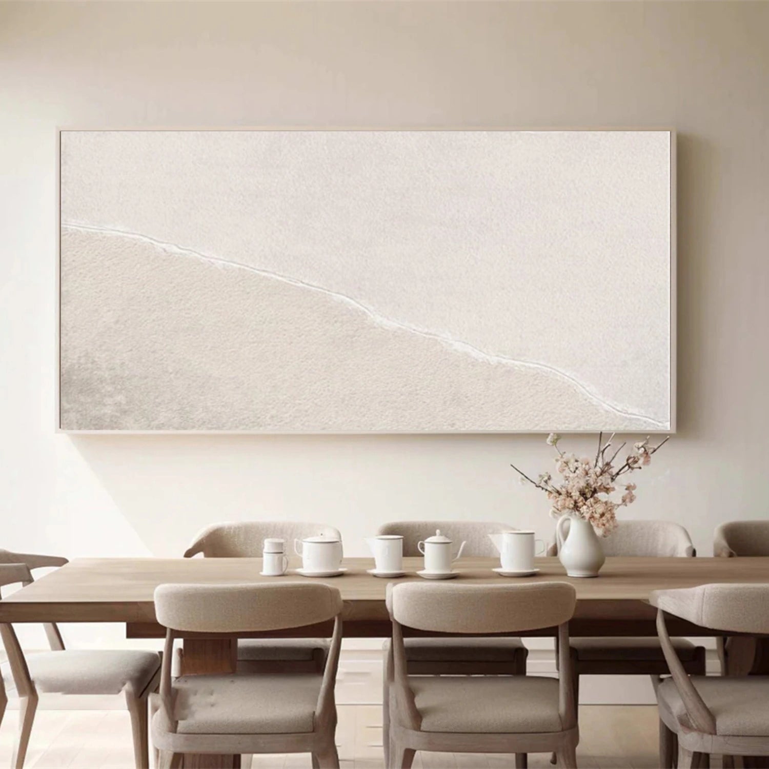 White Minimalist Wall Art #WT252