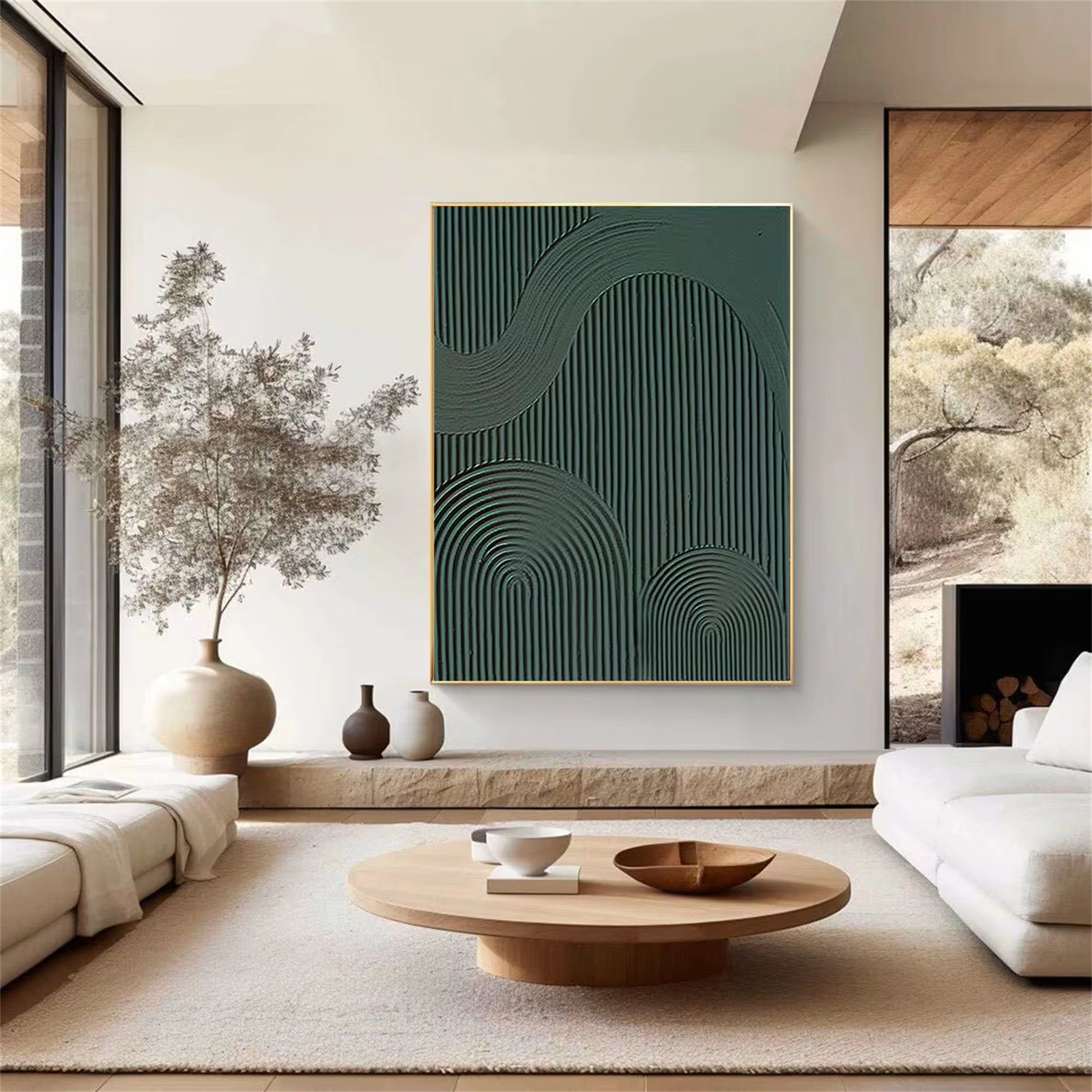 Wabi Sabi Abstract Wall Art #WA120