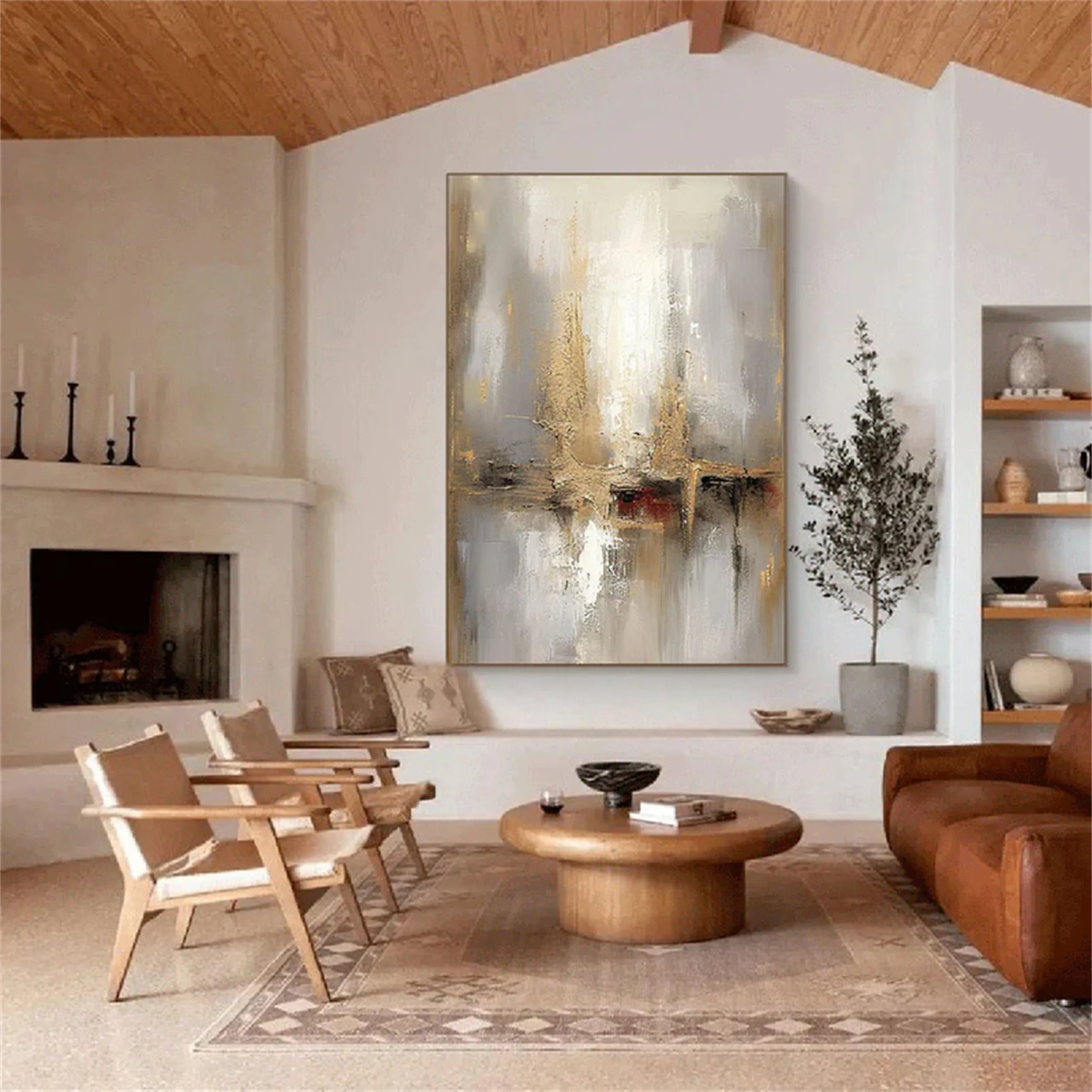 Abstract Texture Wall Art #AW010