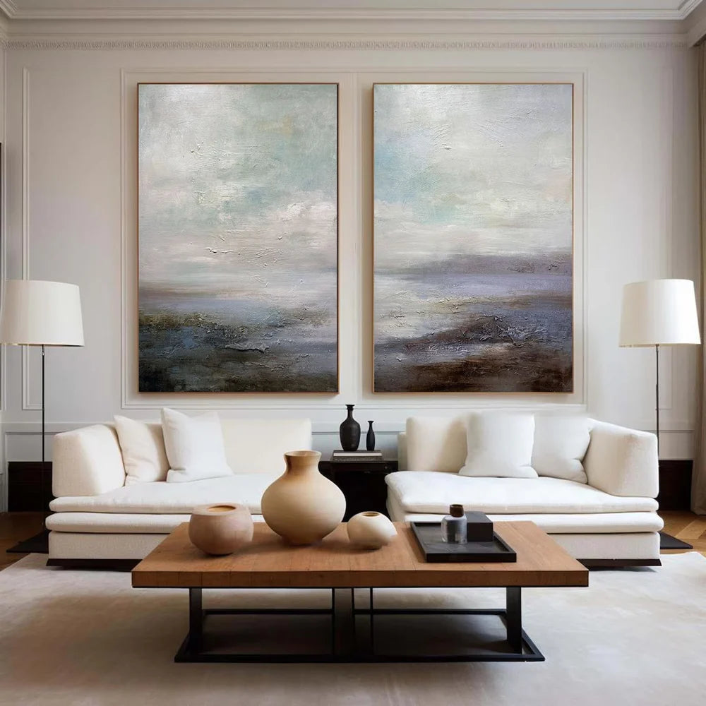 Sky And Ocean Painting Set of 2 #SO104