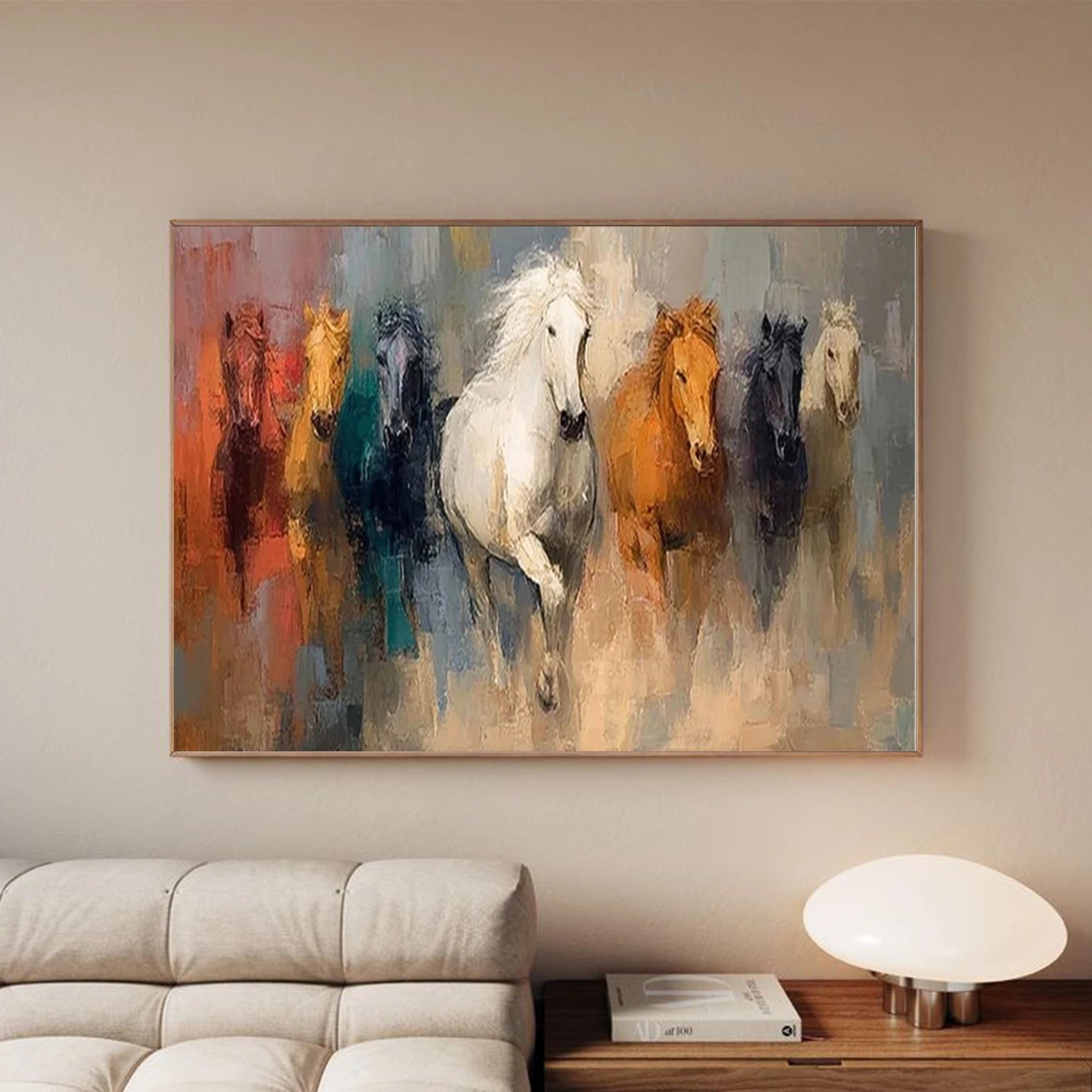 Abstract Animal Art Horse Wall Art #AT078