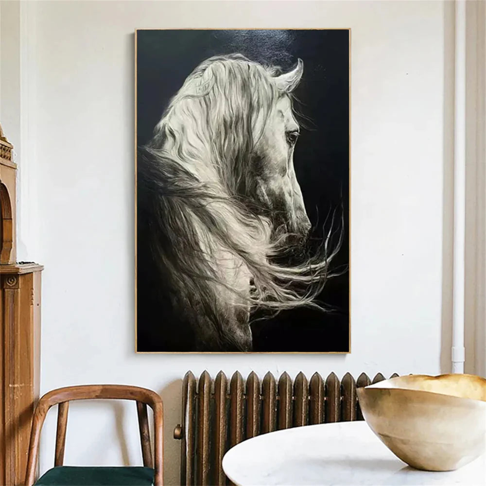 Abstract Animal Art Horse Wall Art  #AT002