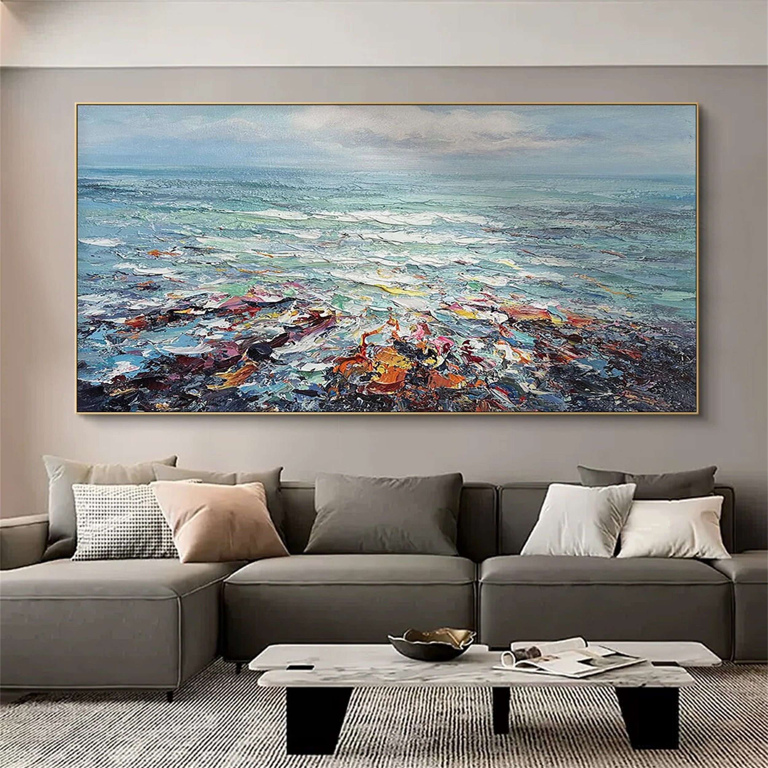 Sky And Ocean Painting #SO007