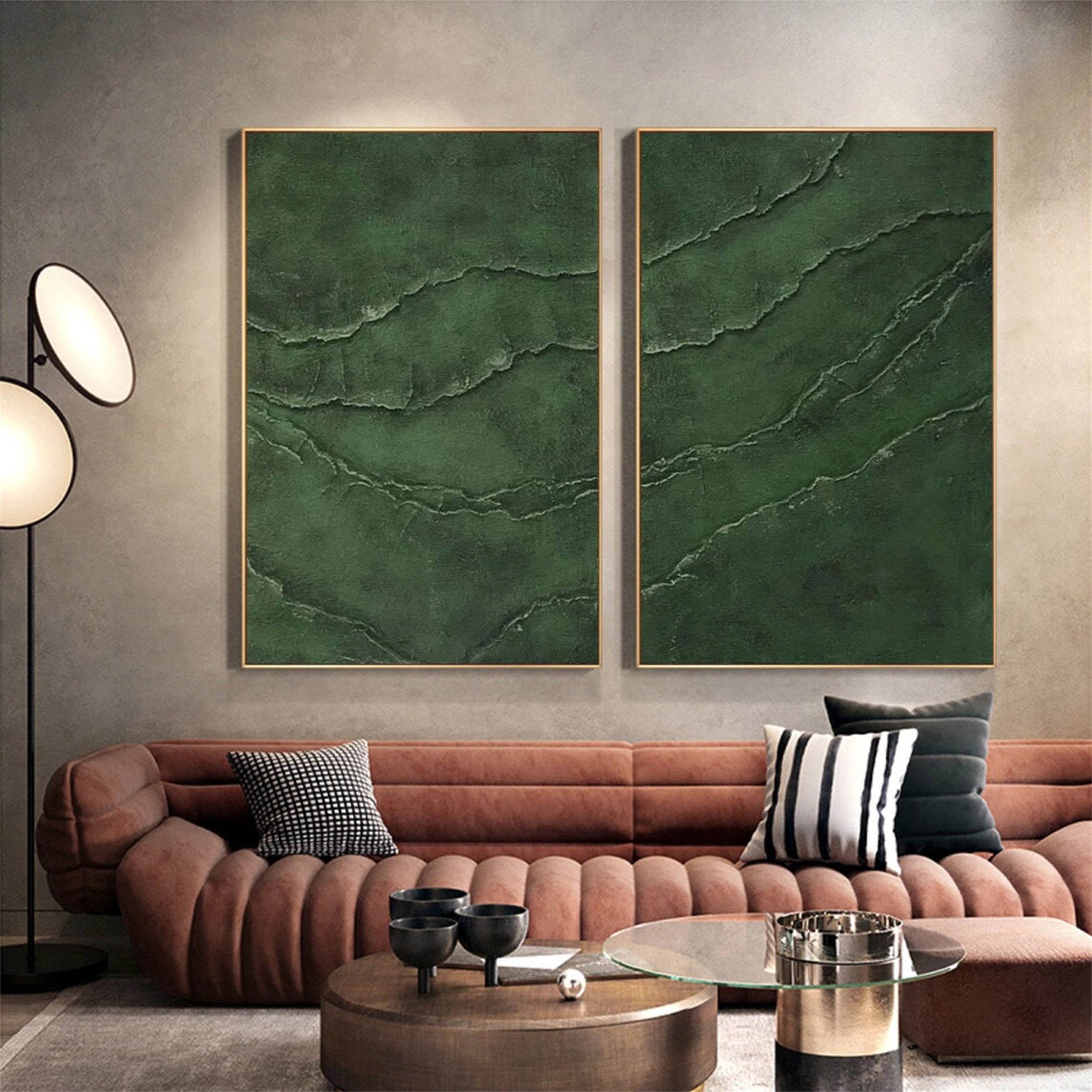 Wabi Sabi Abstract Wall Art Set of 2 #WA143