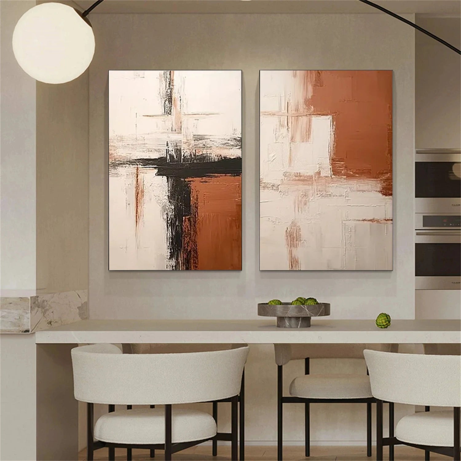 Abstract Wall Art Set of 2 #AW223
