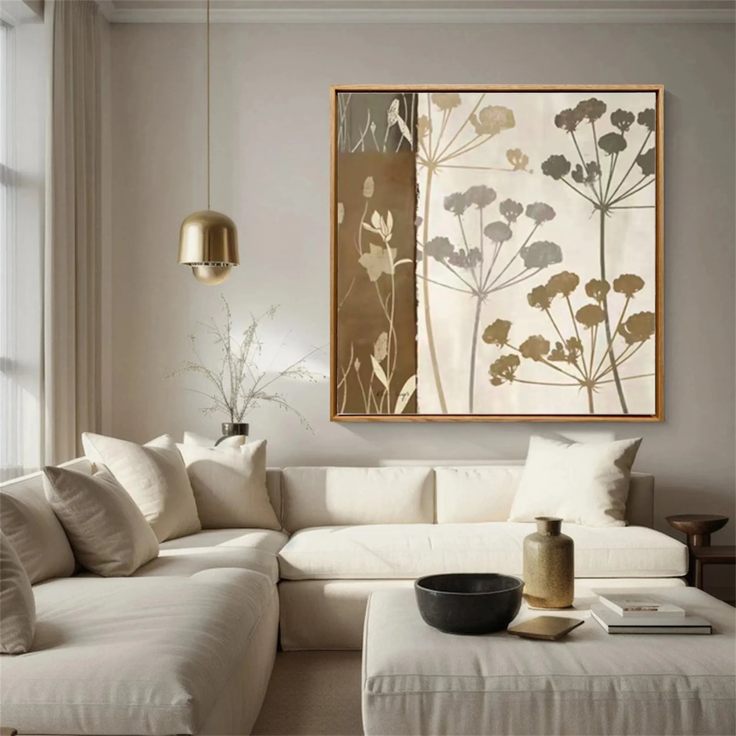 Colorful Tree And Flower Painting #TF046