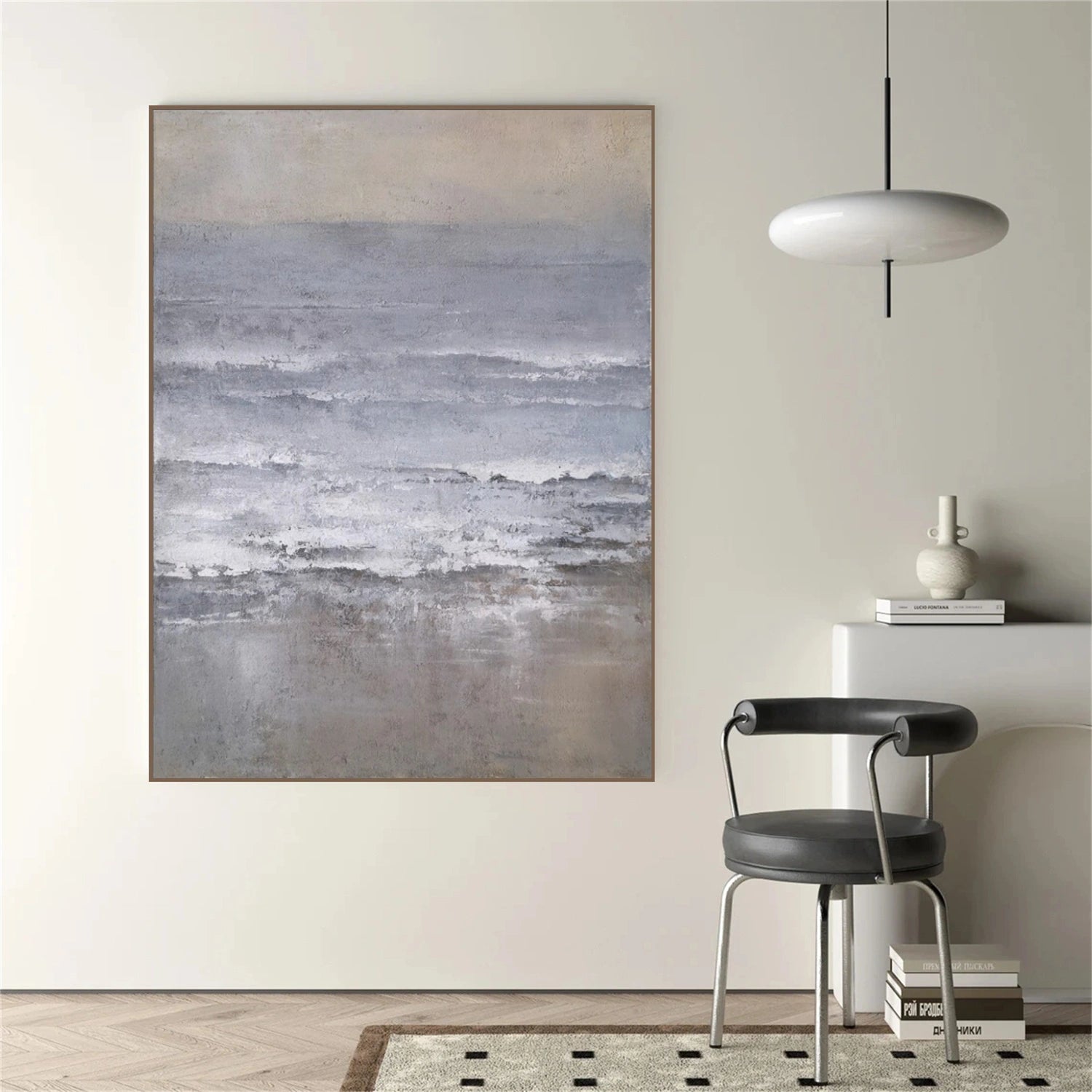Sky And Ocean Abstract Wall Art #SO303