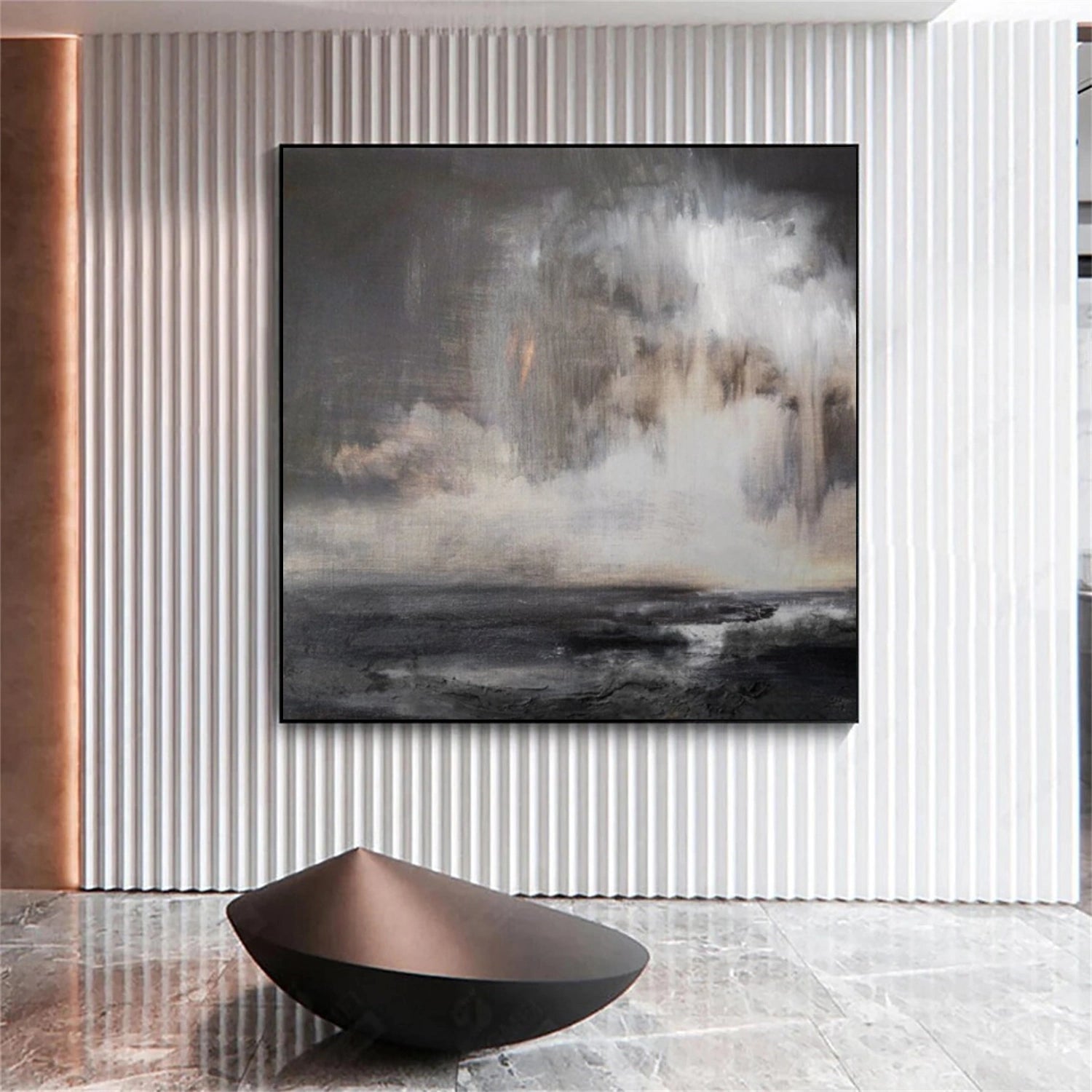 Sky And Ocean Abstract Wall Art #SO299