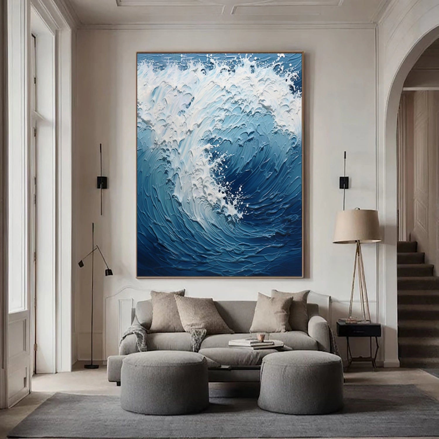 Sky and Ocean Painting #SO186