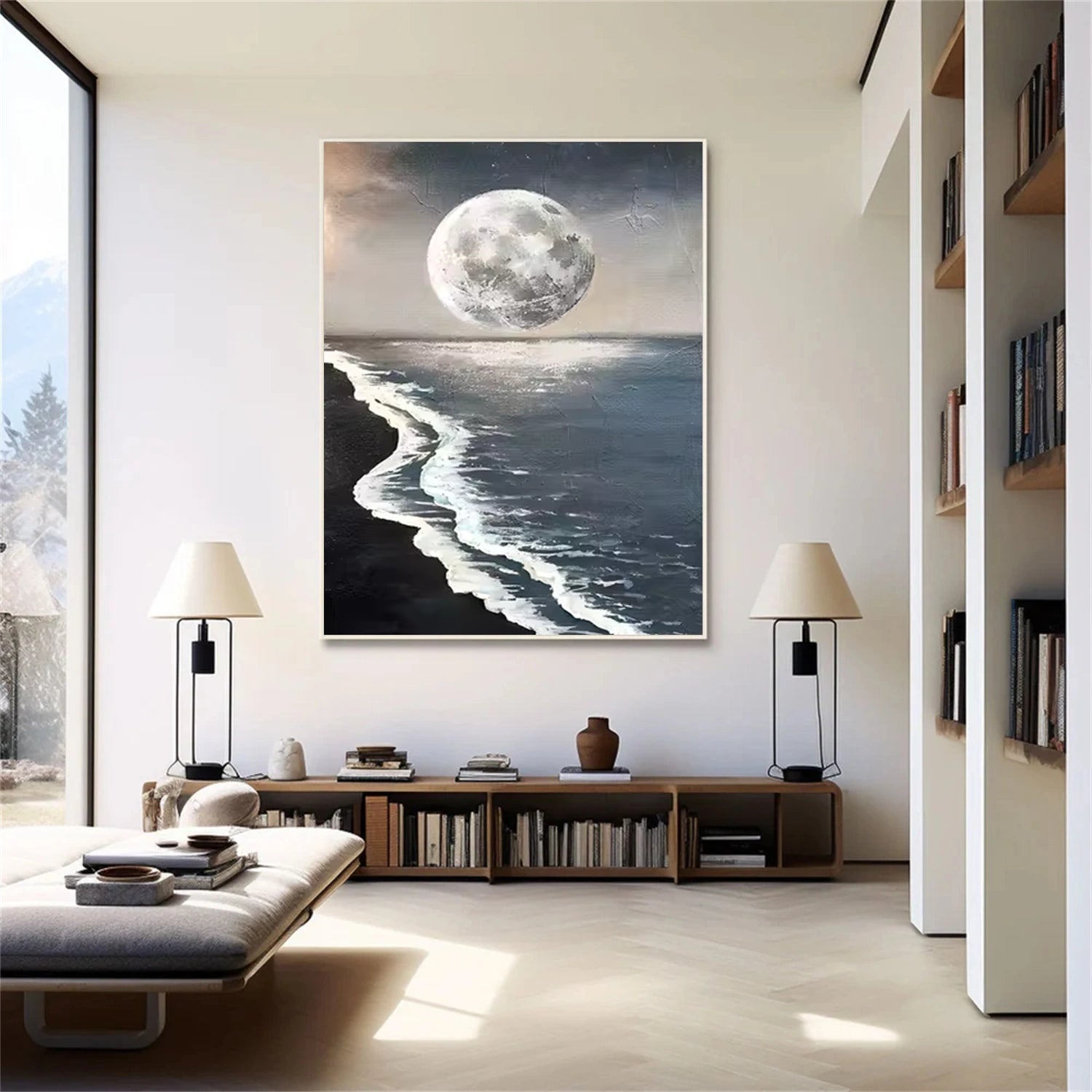 Sky and Ocean Painting #SO216