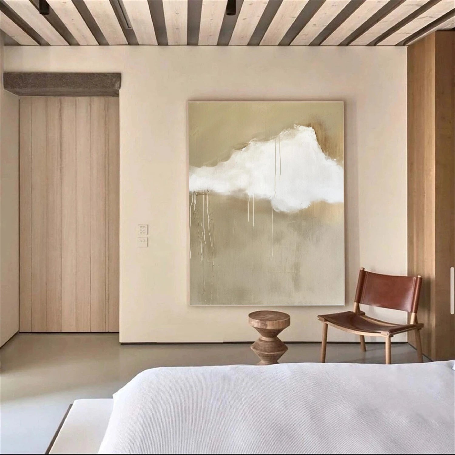 Sky And Ocean Abstract Wall Art #SO339