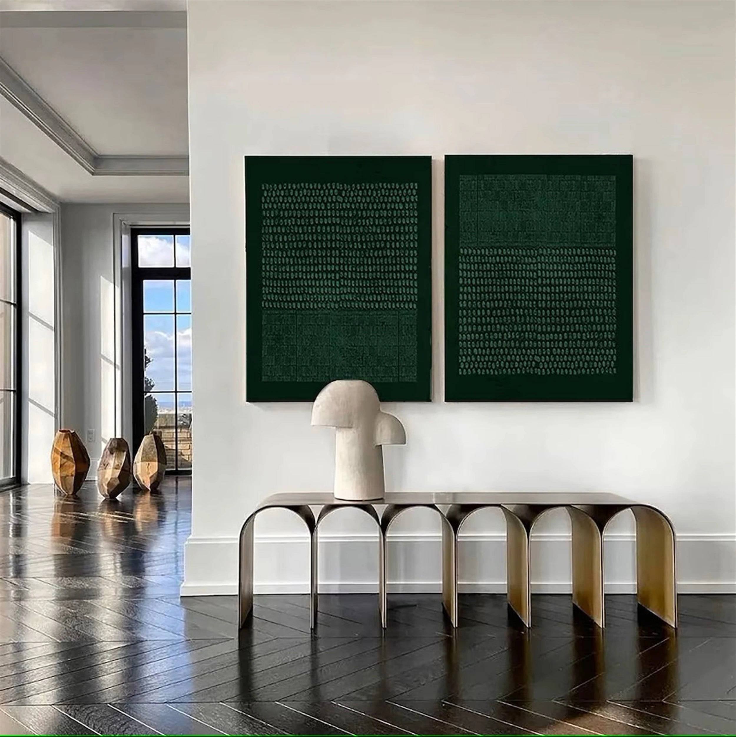 Wabi Sabi Abstract Wall Art Set of 2 #WA132