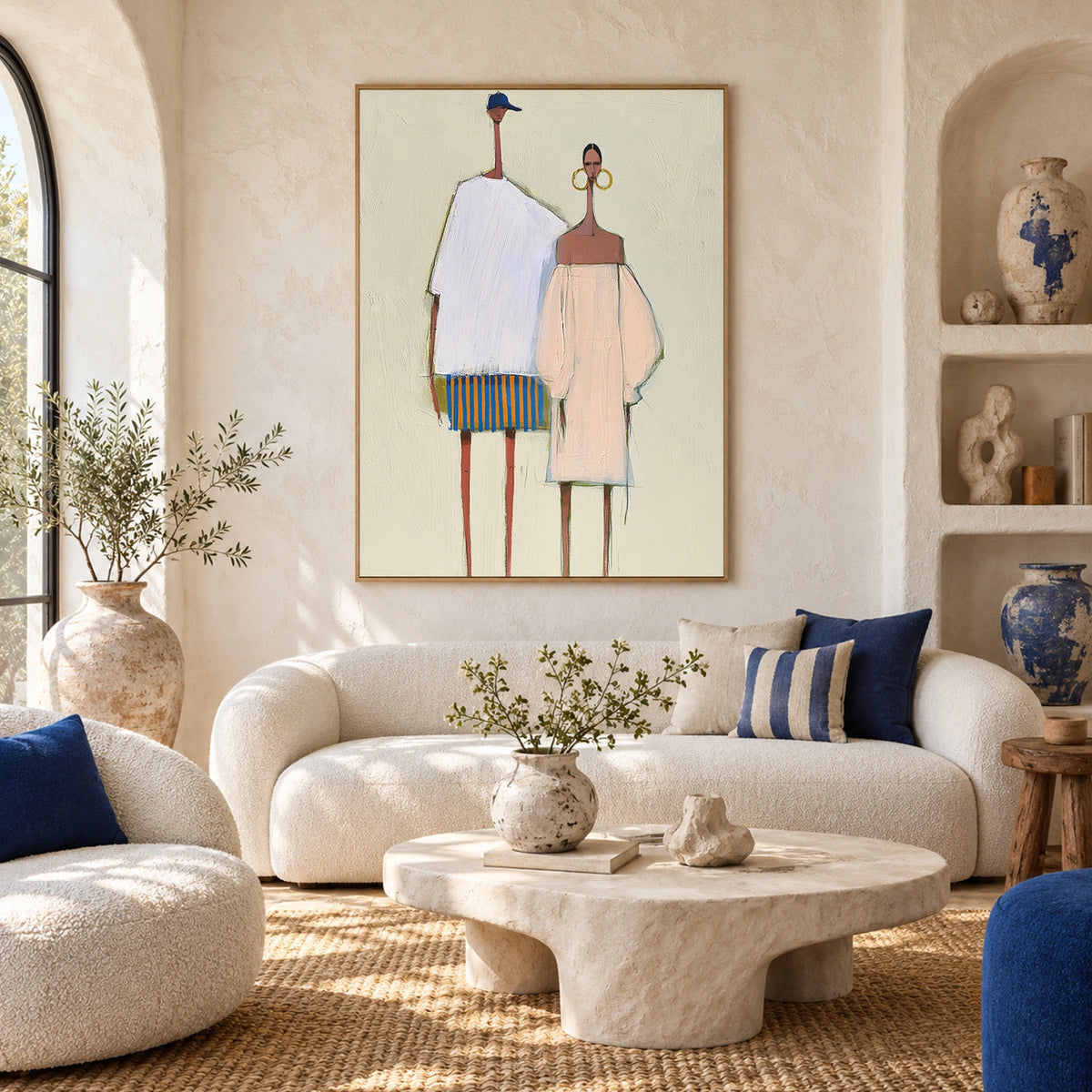 Abstract Portrait Wall Art #WP049